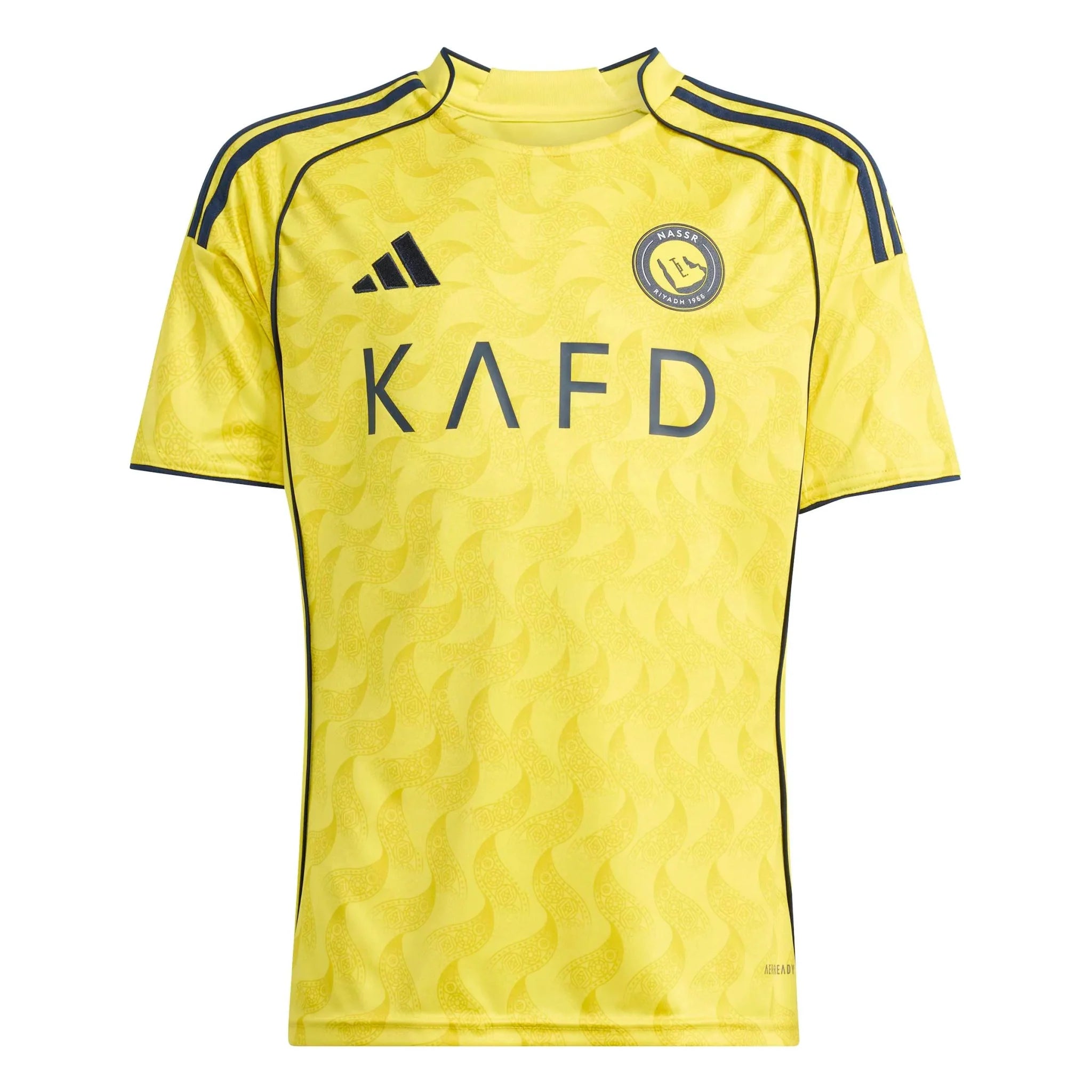 adidas 2025-26 Al Nassr Youth Stadium Home Ronaldo #7 Soccer Jersey 2