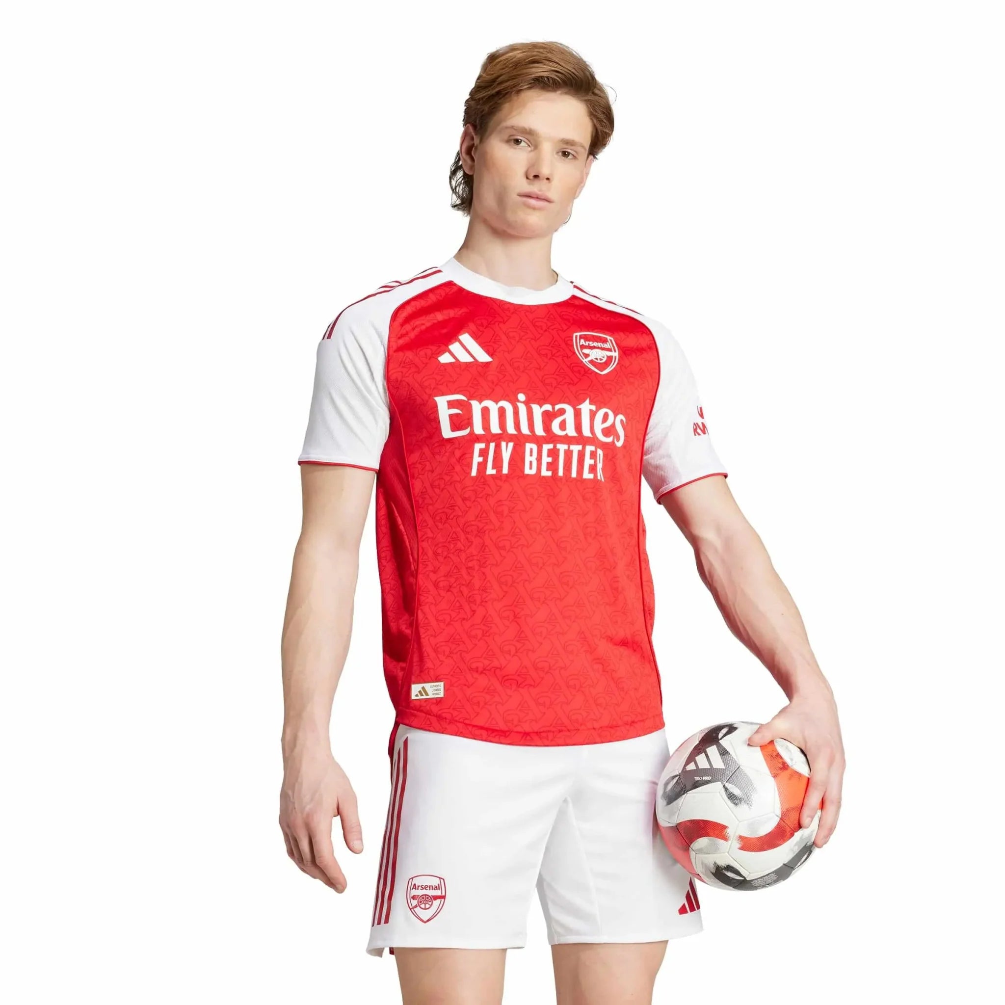 adidas 2025-26 Arsenal Men's Authentic Home Soccer Jersey 3