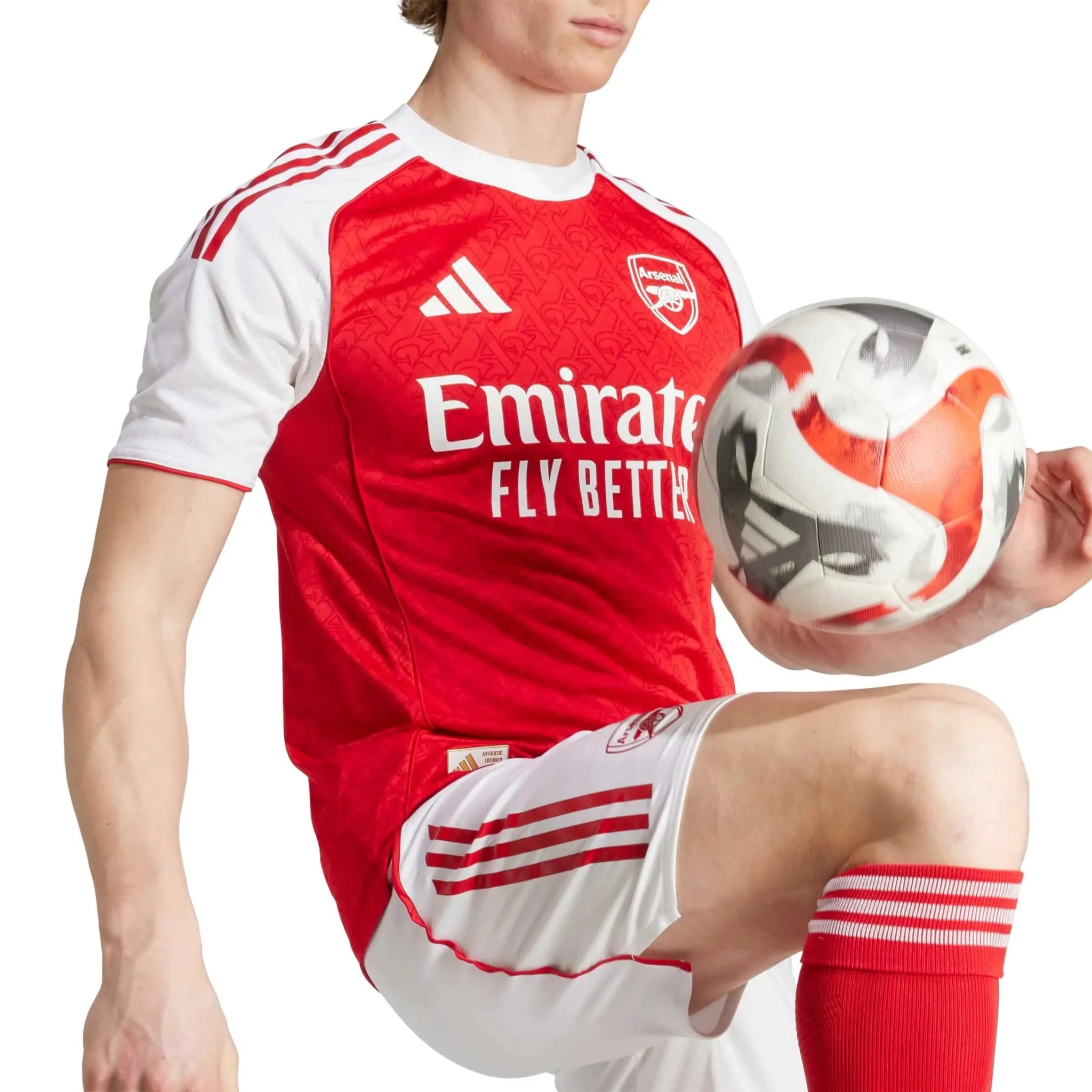 adidas 2025-26 Arsenal Men's Authentic Home Soccer Jersey 5