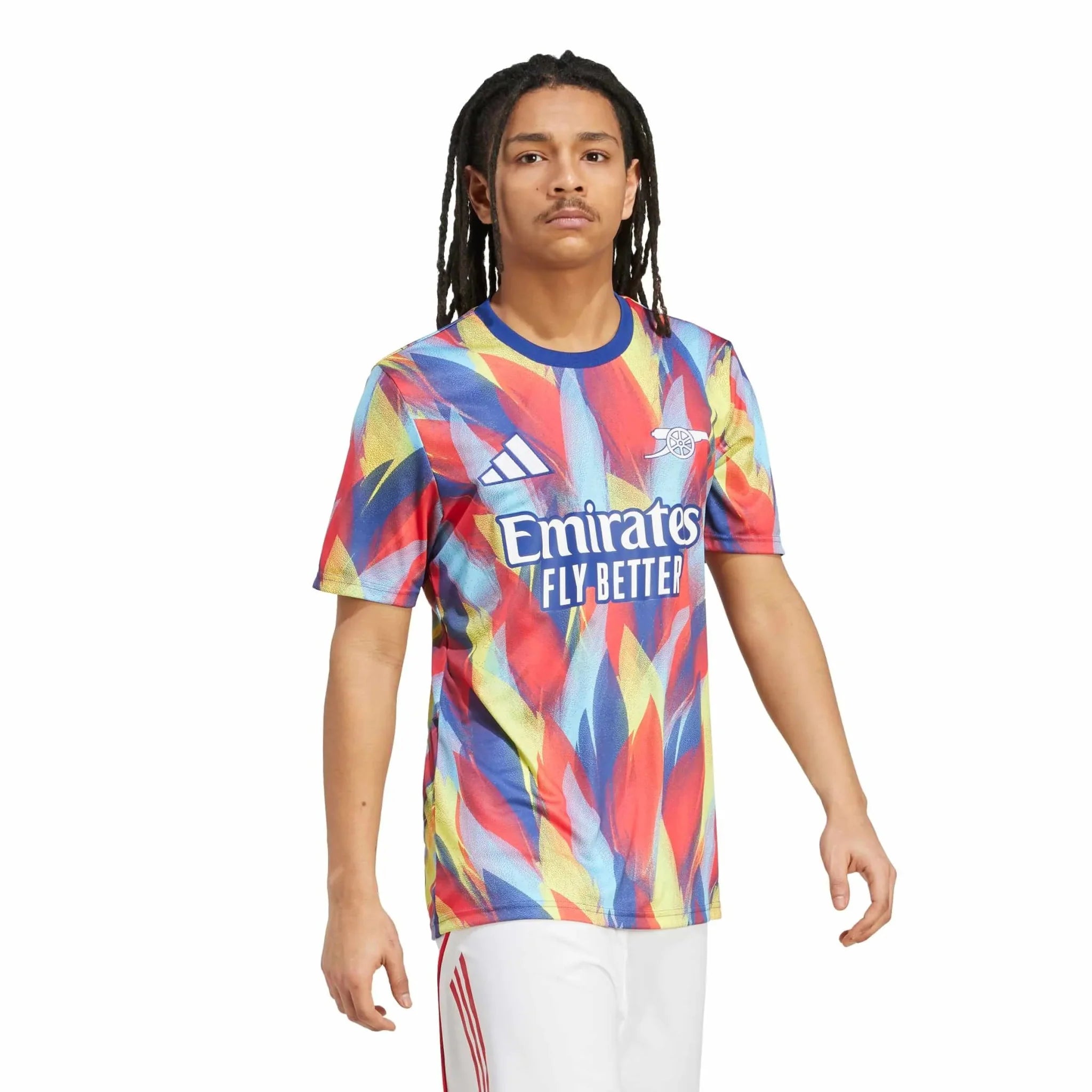 adidas 2025-26 Arsenal Men's Pre-Match Soccer Jersey 4