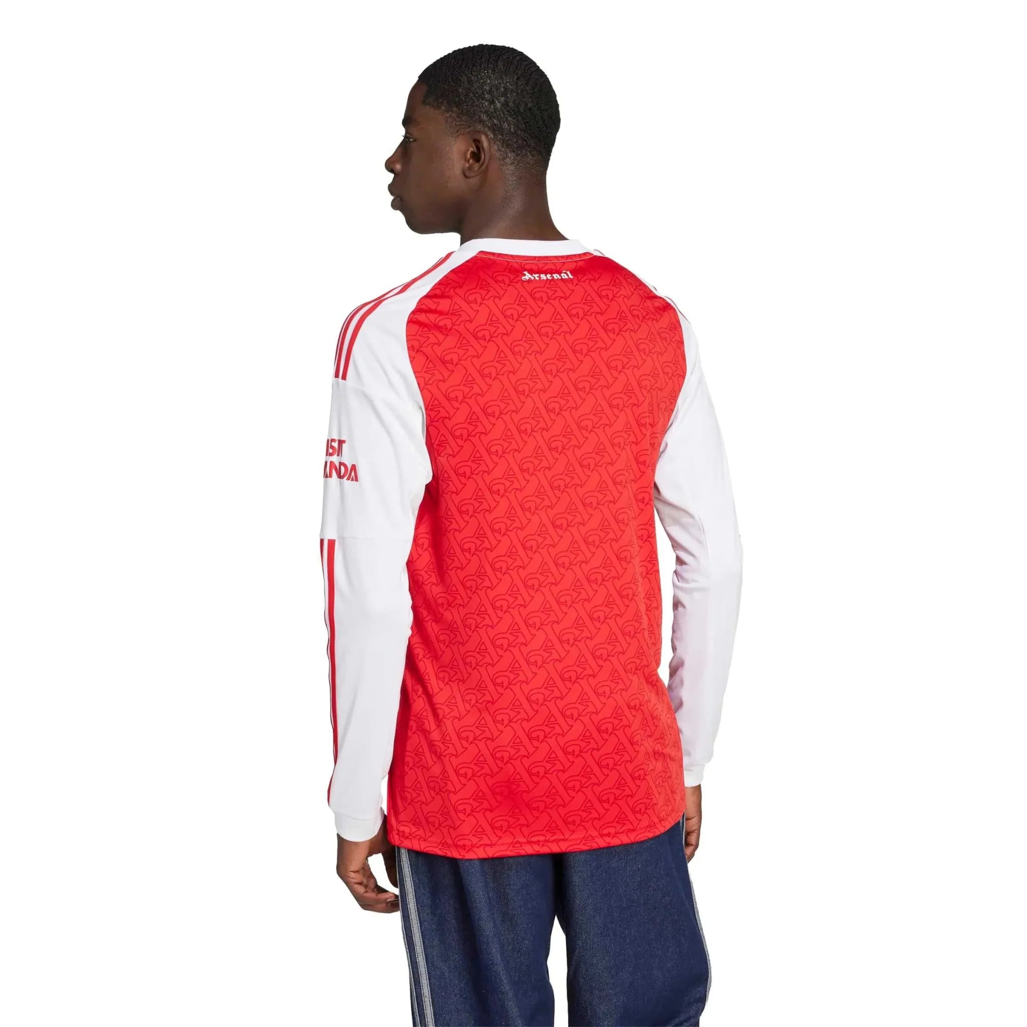 adidas 2025-26 Arsenal Men's Stadium Home Long-Sleeve Soccer Jersey 4