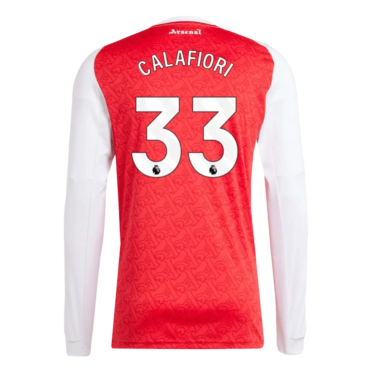 adidas 2025-26 Arsenal Men's Stadium Home Long-Sleeve Soccer Jersey 11