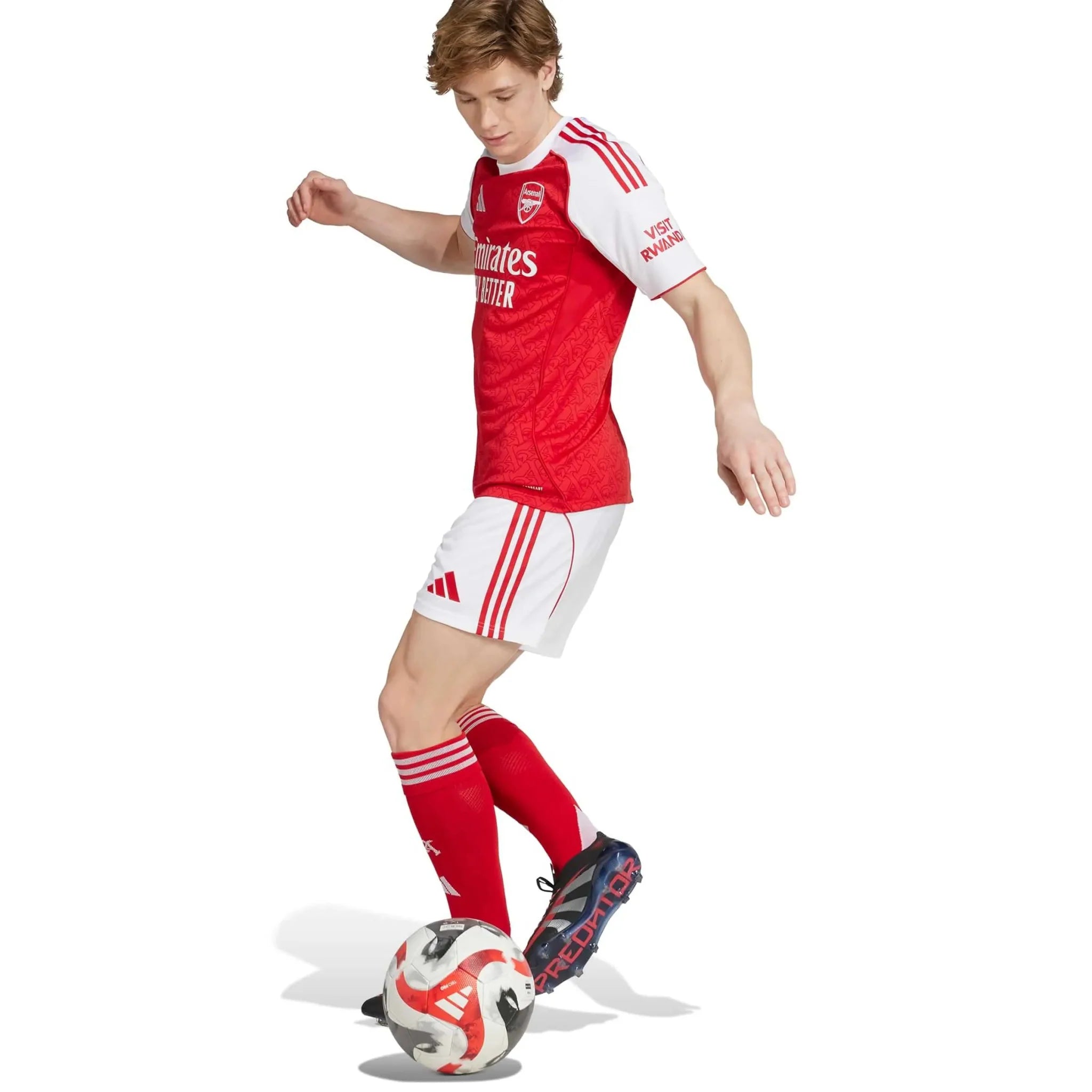 adidas 2025-26 Arsenal Men's Stadium Home Shorts 4