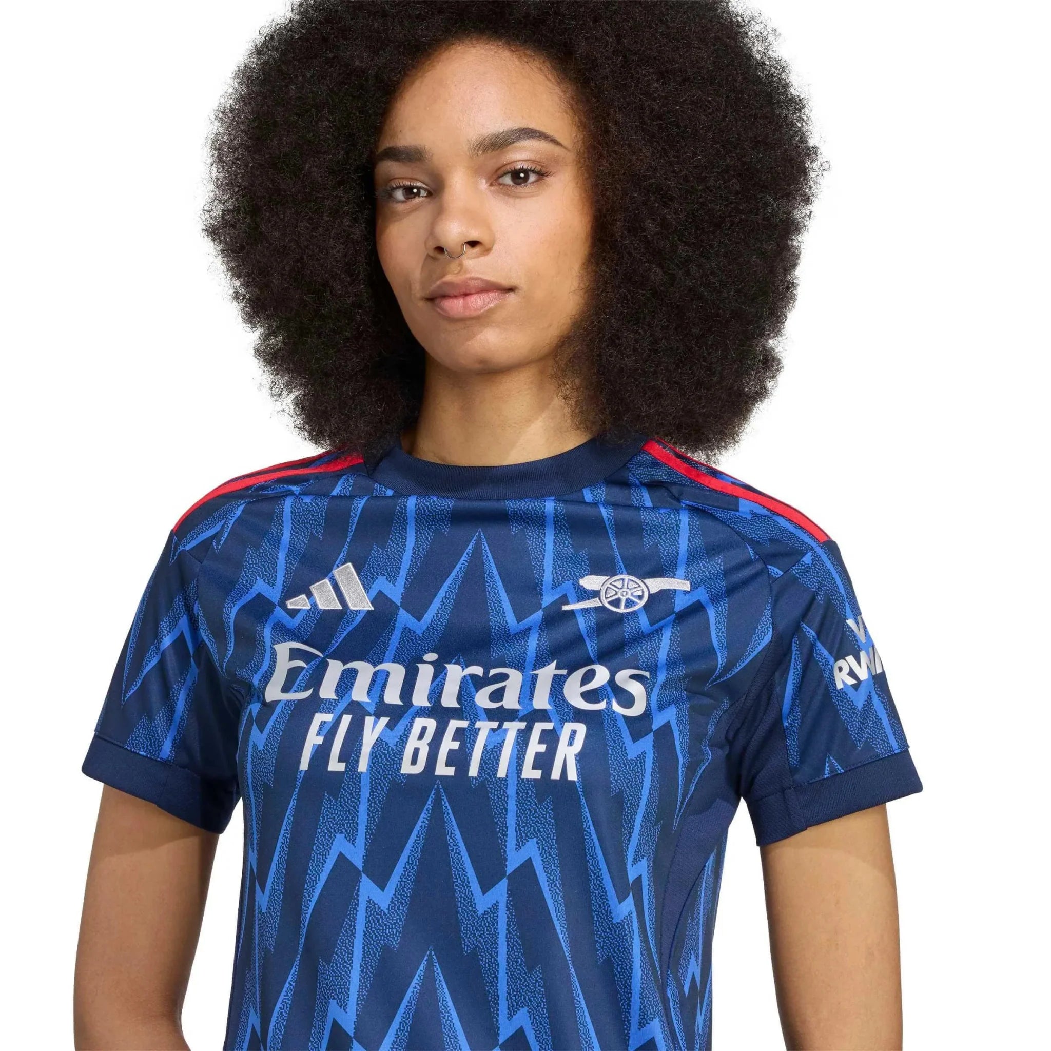 adidas 2025-26 Arsenal Women's Stadium Away Soccer Jersey 5