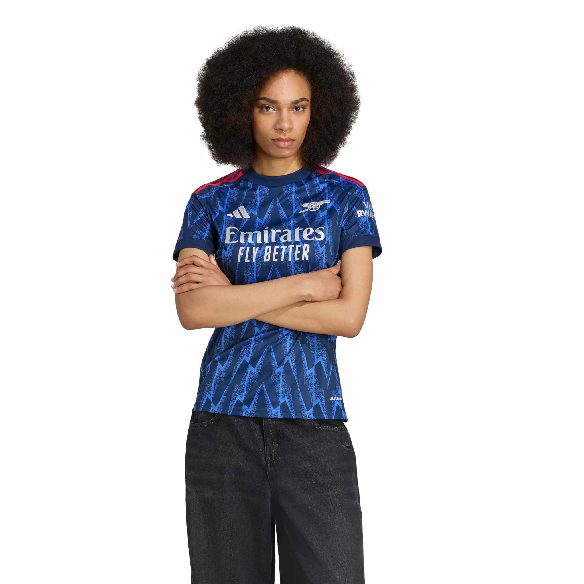 adidas 2025-26 Arsenal Women's Stadium Away Soccer Jersey 3
