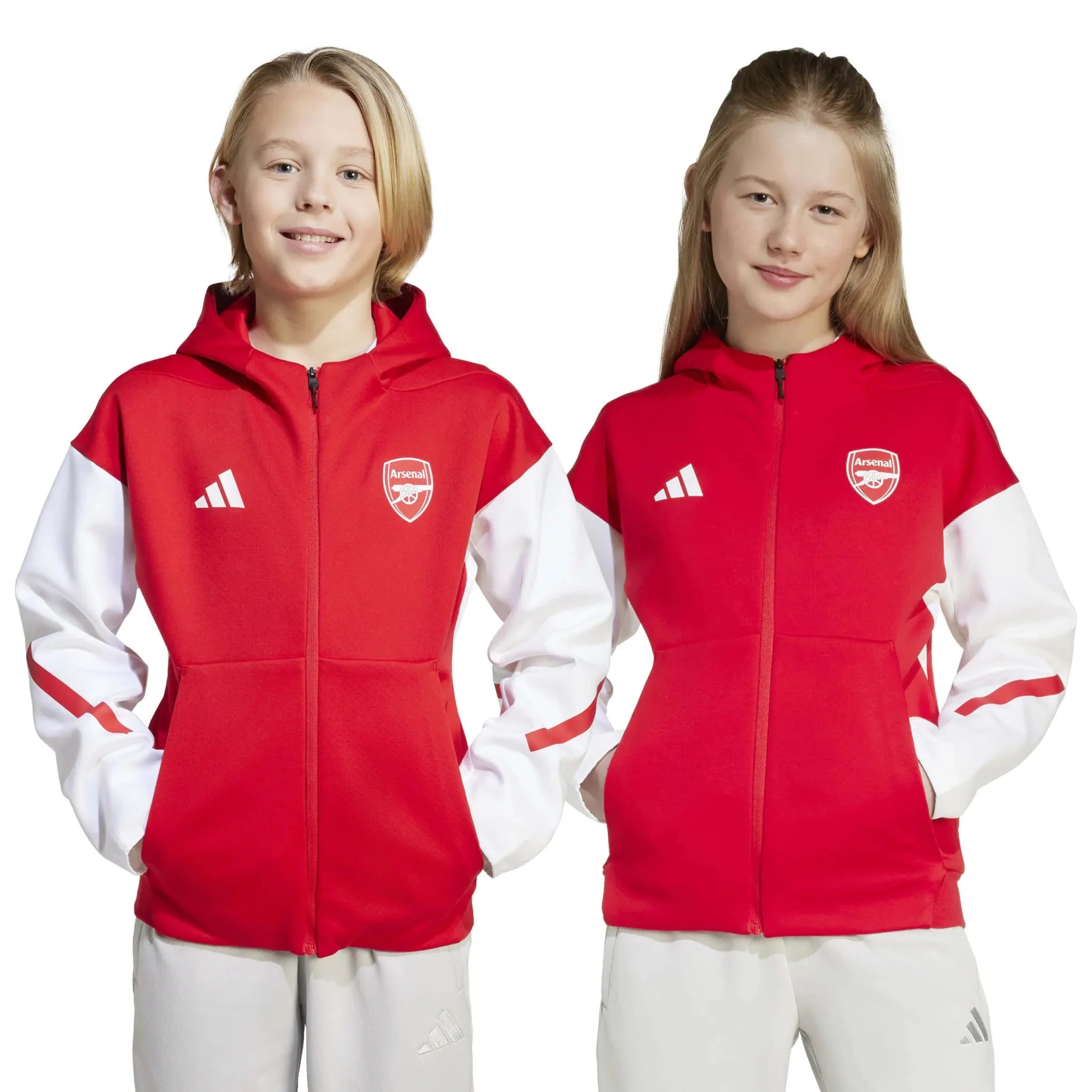adidas 2025-26 Arsenal Youth Anthem Jacket 6