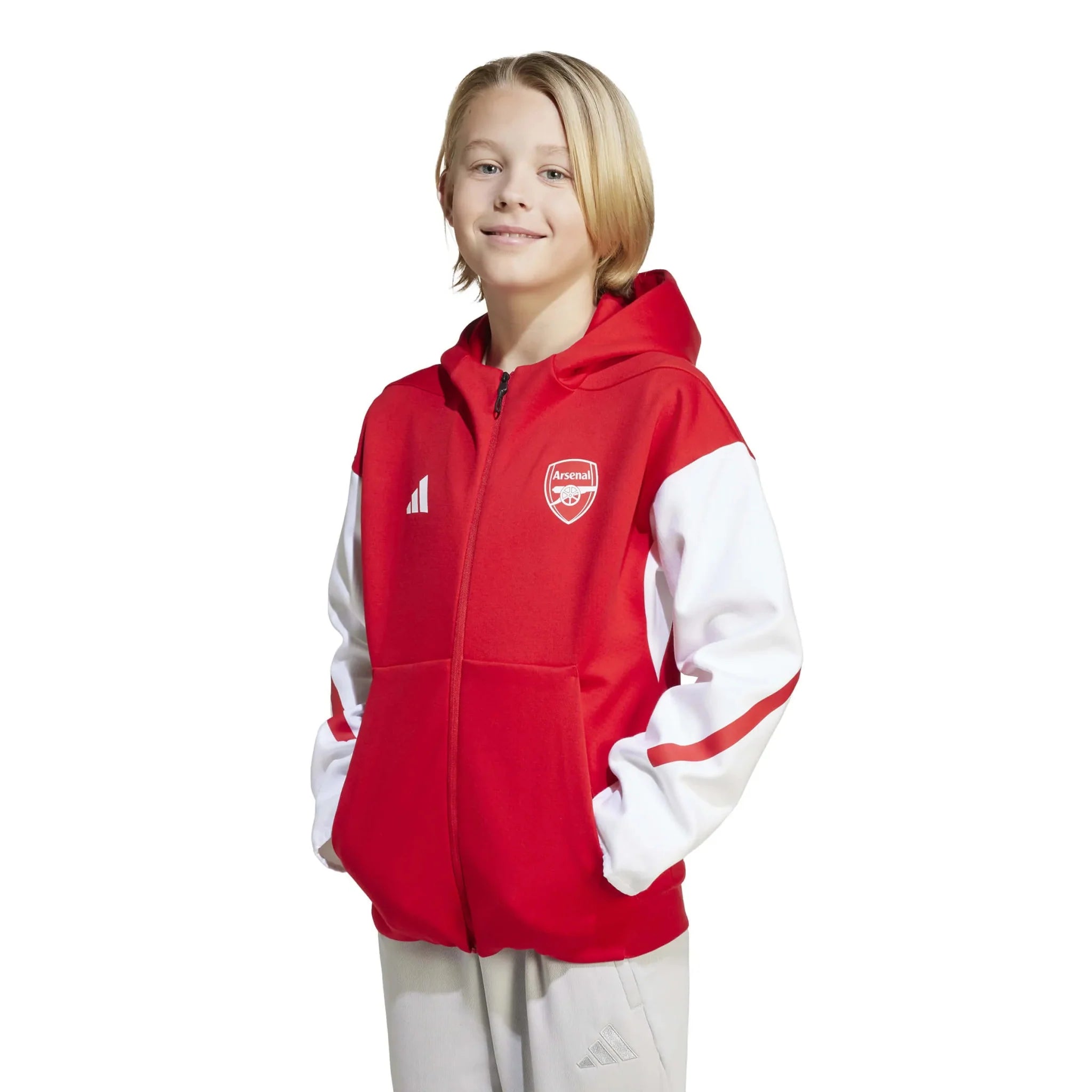 adidas 2025-26 Arsenal Youth Anthem Jacket 4