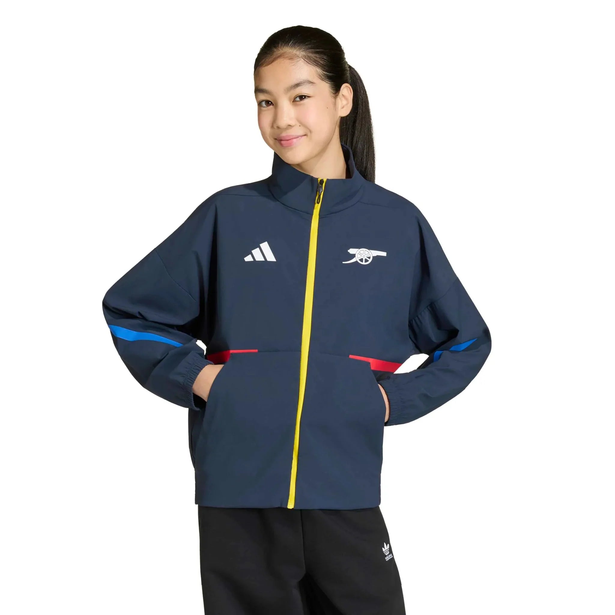 adidas 2025-26 Arsenal Youth Anthem Jacket 4