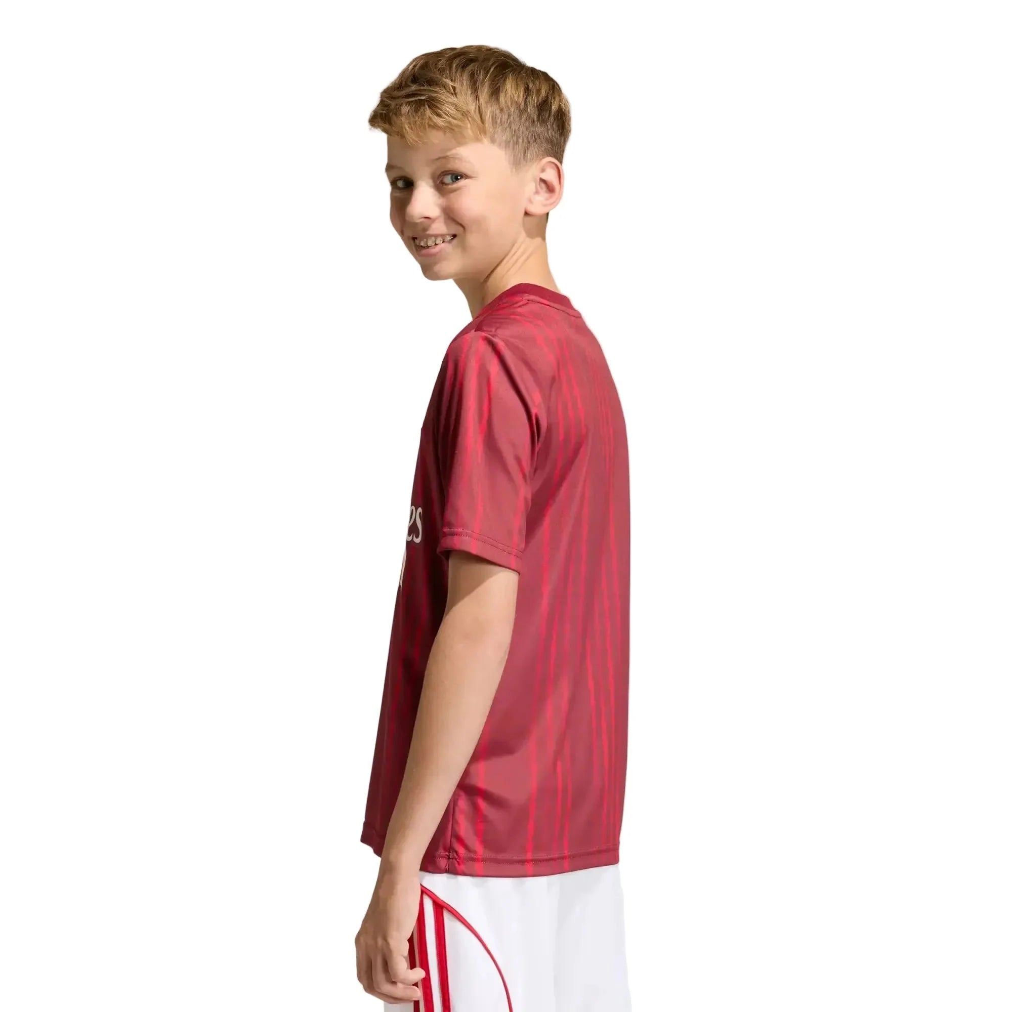 adidas 2025-26 Arsenal Youth Pre-Match Soccer Jersey 6