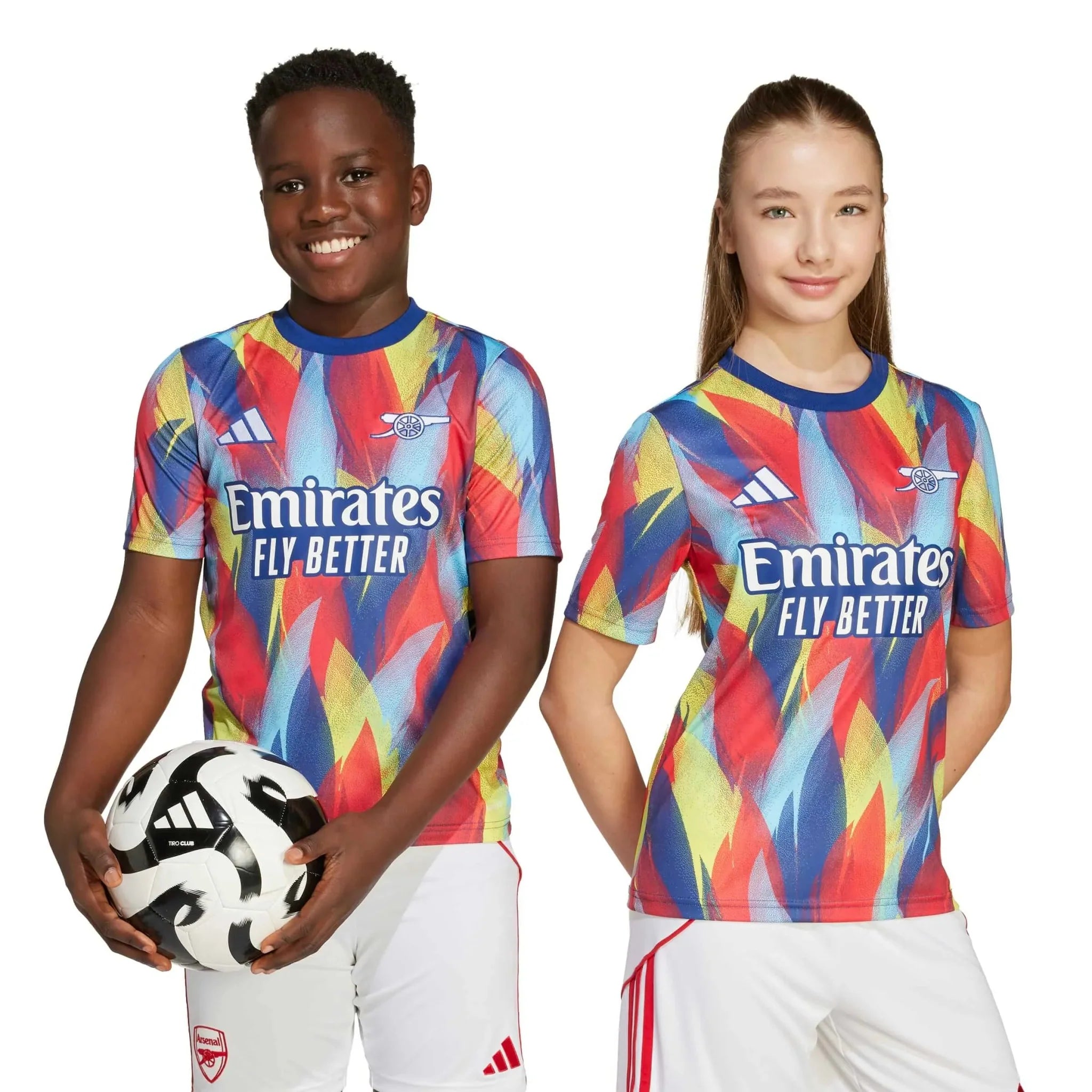 adidas 2025-26 Arsenal Youth Pre-Match Soccer Jersey 7