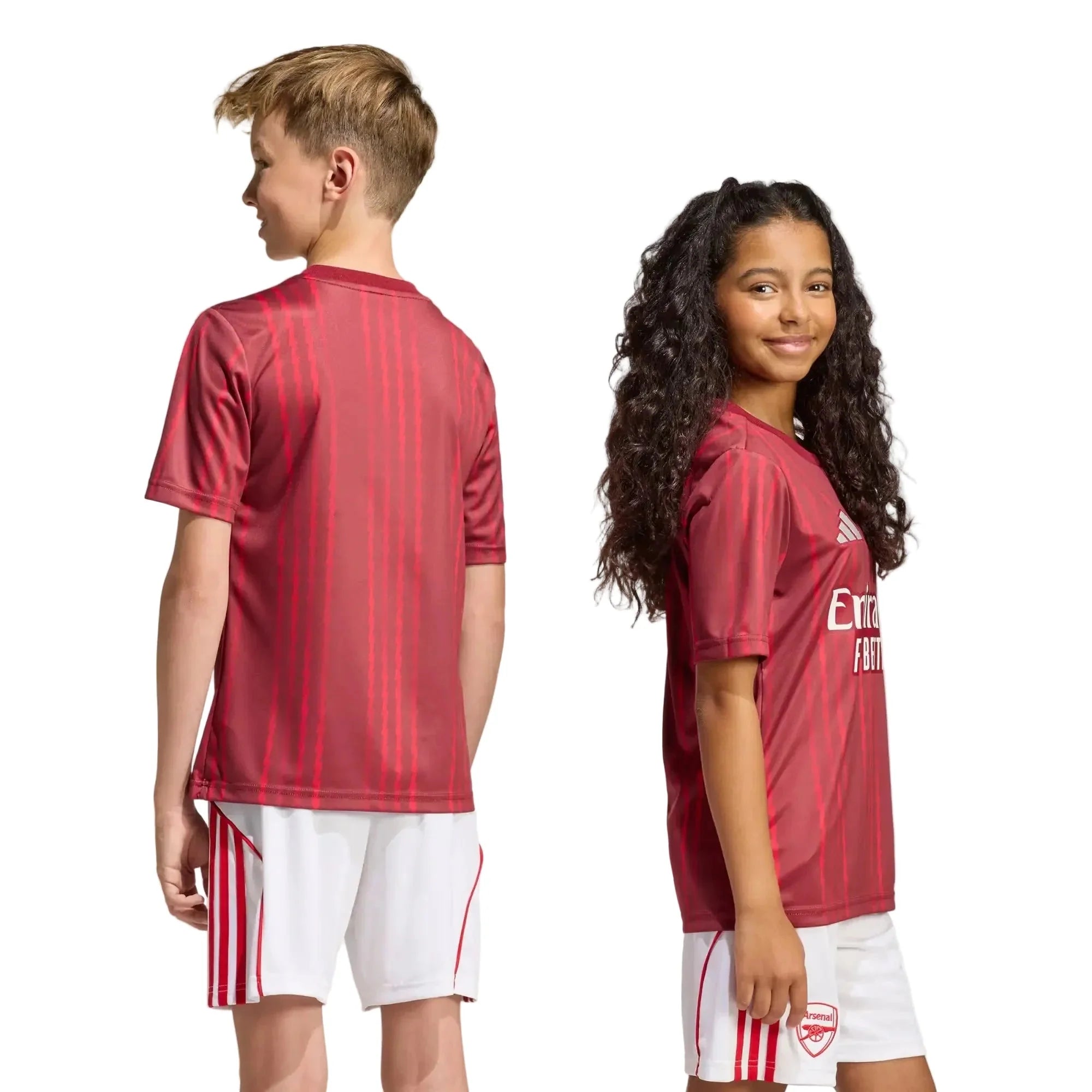 adidas 2025-26 Arsenal Youth Pre-Match Soccer Jersey 8