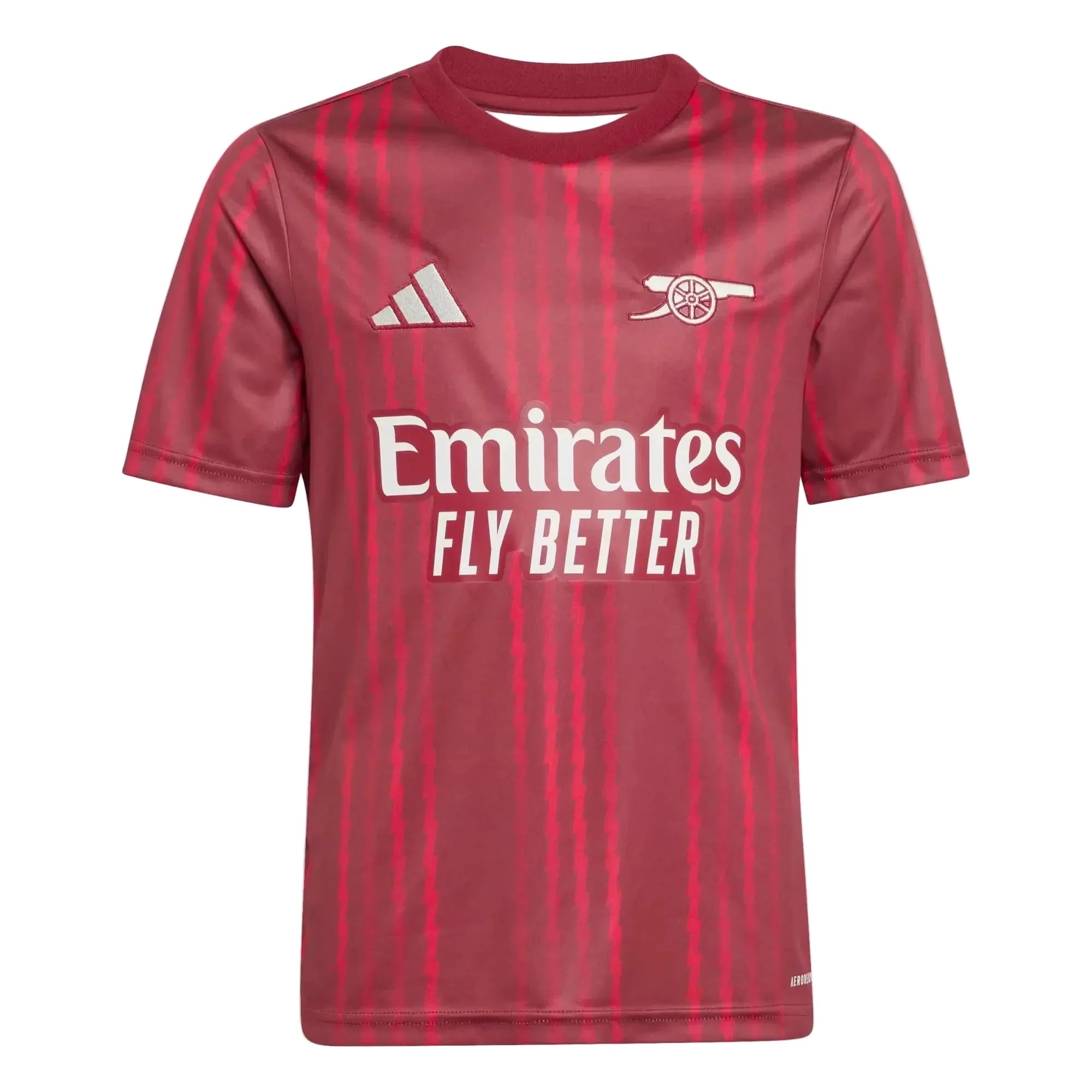 adidas 2025-26 Arsenal Youth Pre-Match Soccer Jersey 1