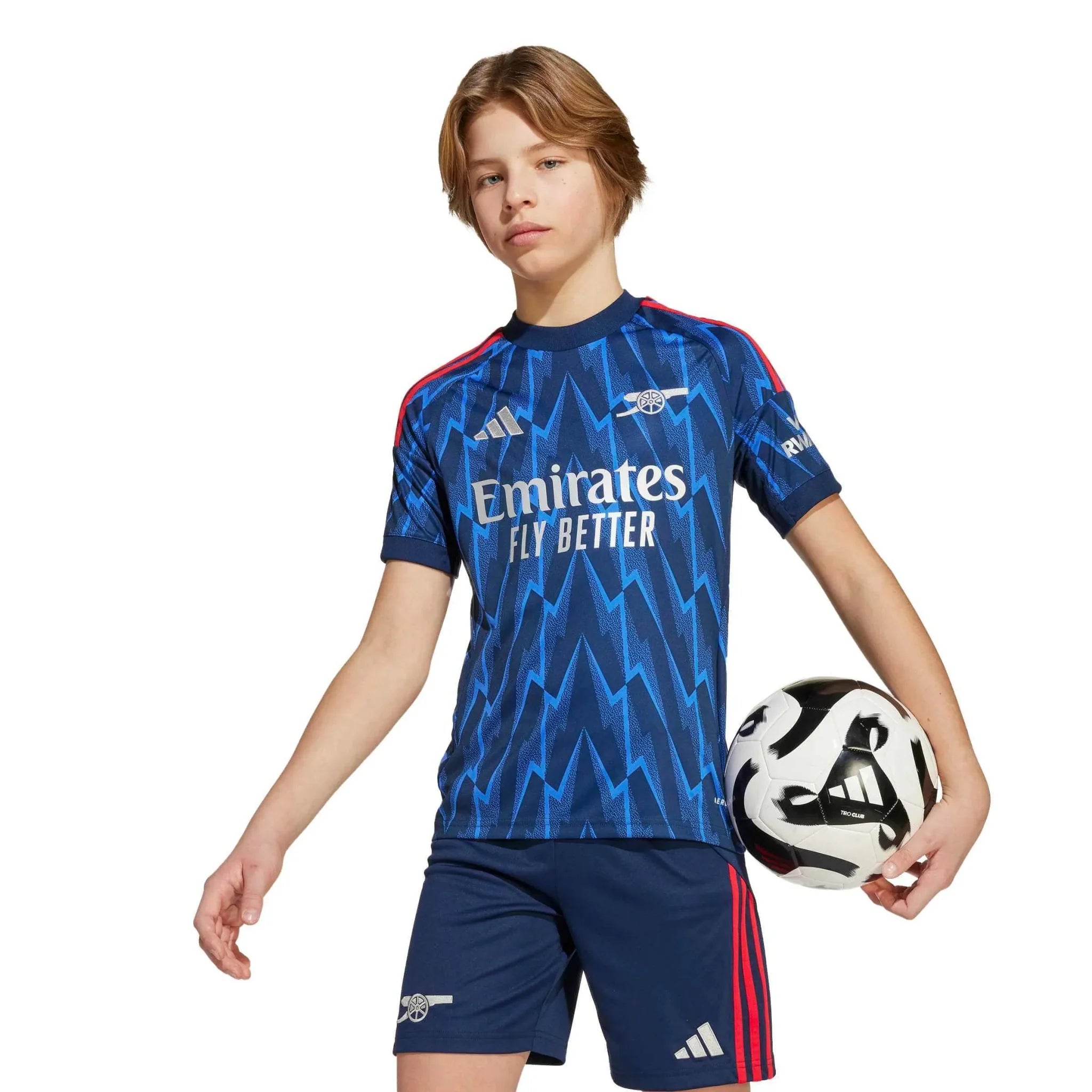adidas 2025-26 Arsenal Youth Stadium Away Soccer Jersey 5