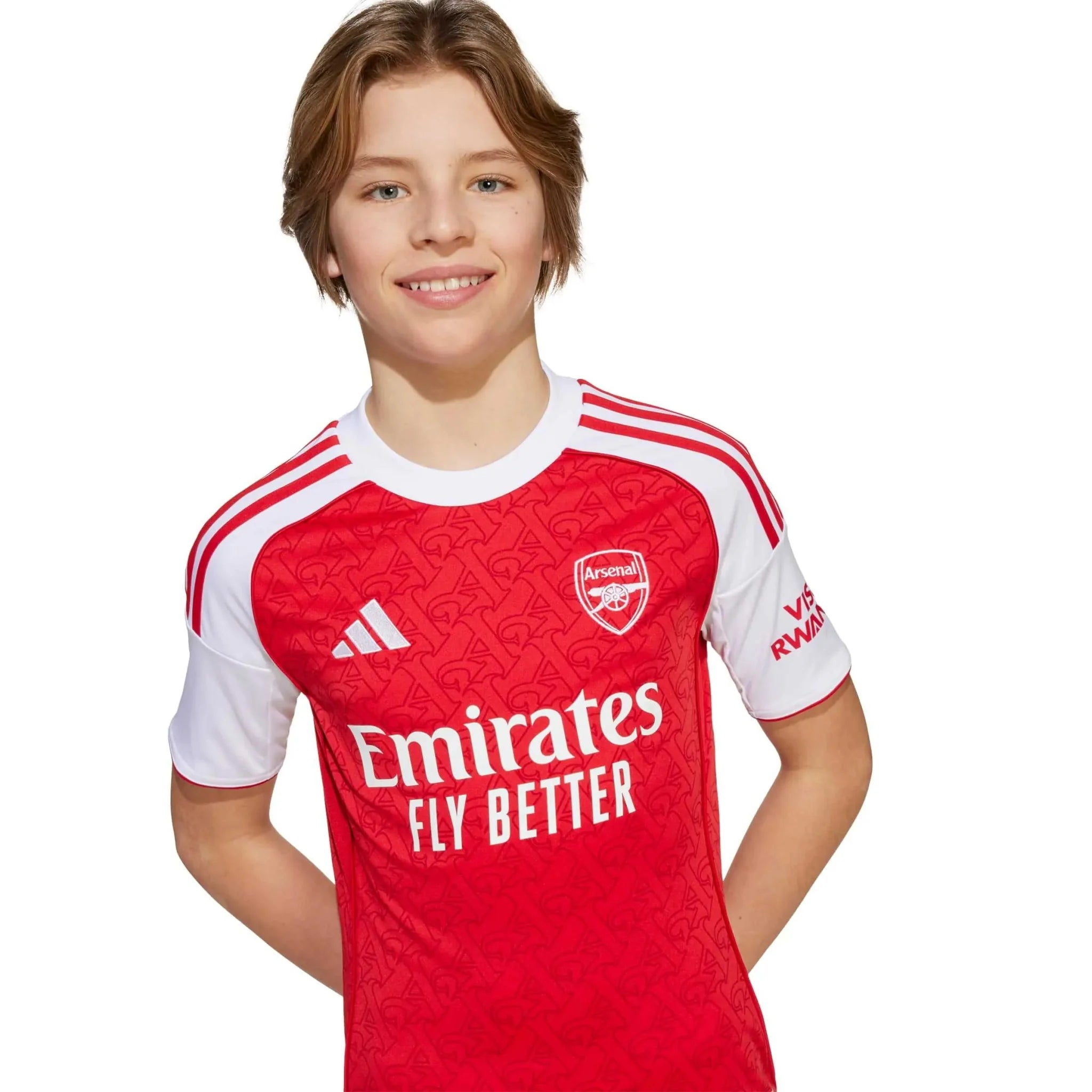 adidas 2025-26 Arsenal Youth Stadium Home Soccer Jersey 5