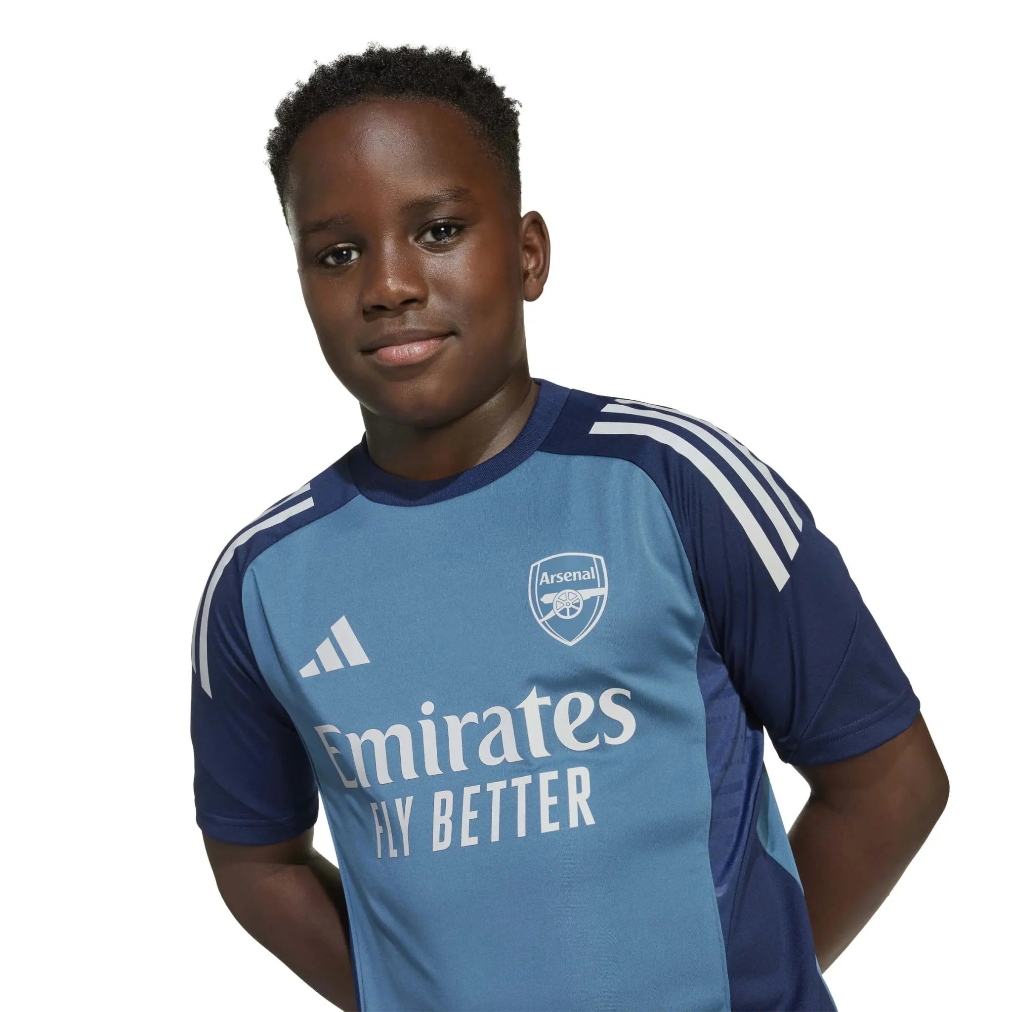 adidas 2025-26 Arsenal Youth Training Soccer Jersey 6