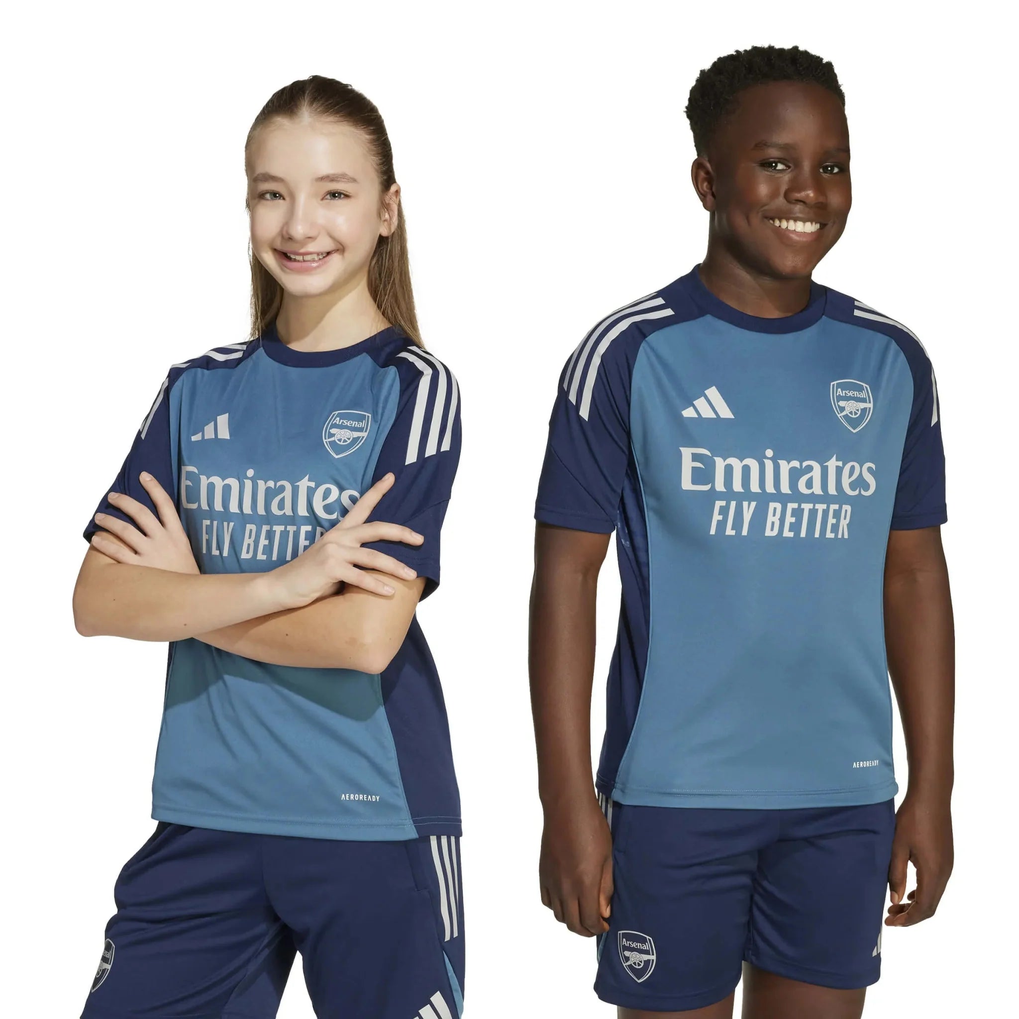 adidas 2025-26 Arsenal Youth Training Soccer Jersey 7