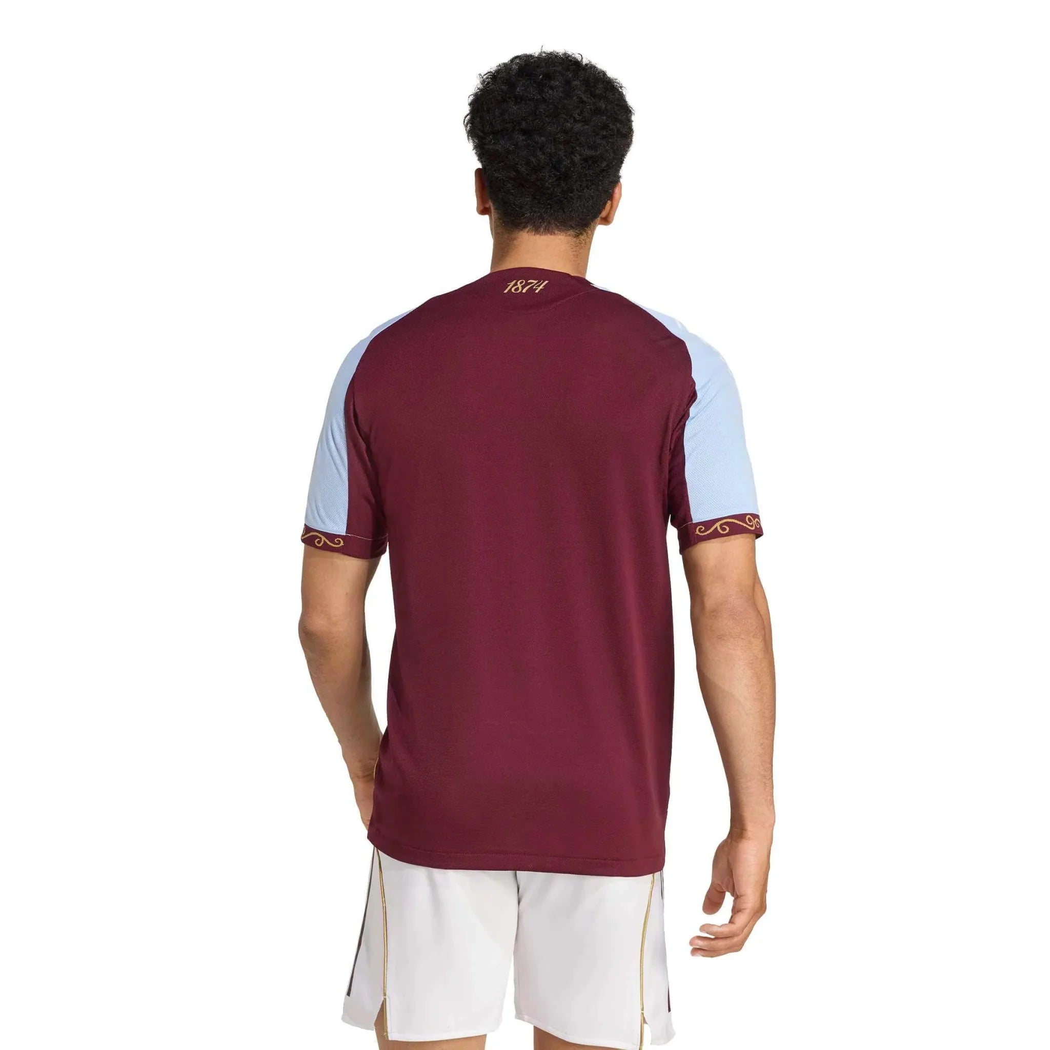 adidas 2025-26 Aston Villa Men's Authentic Home Soccer Jersey 5