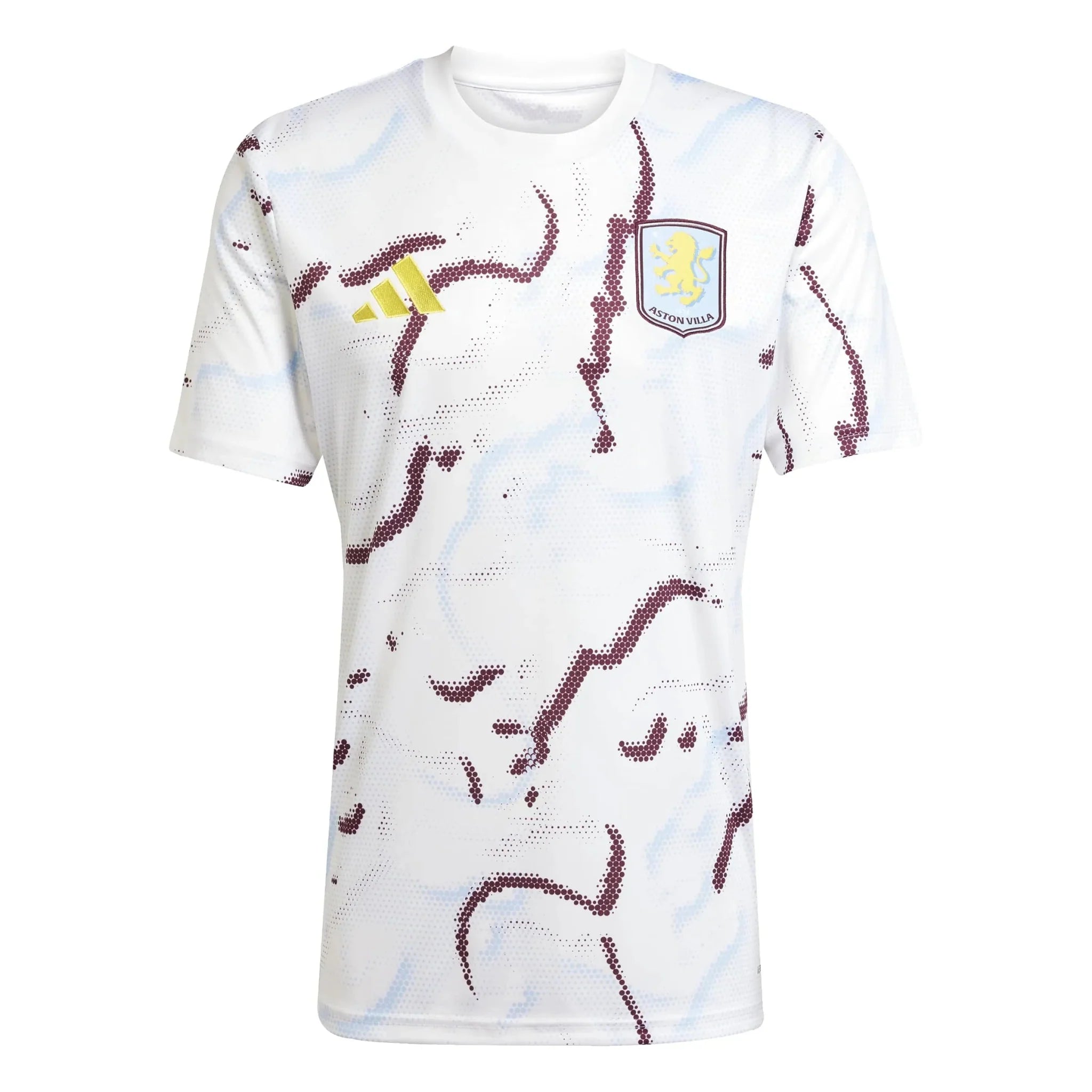 adidas 2025-26 Aston Villa Men's Pre-Match Soccer Jersey 1