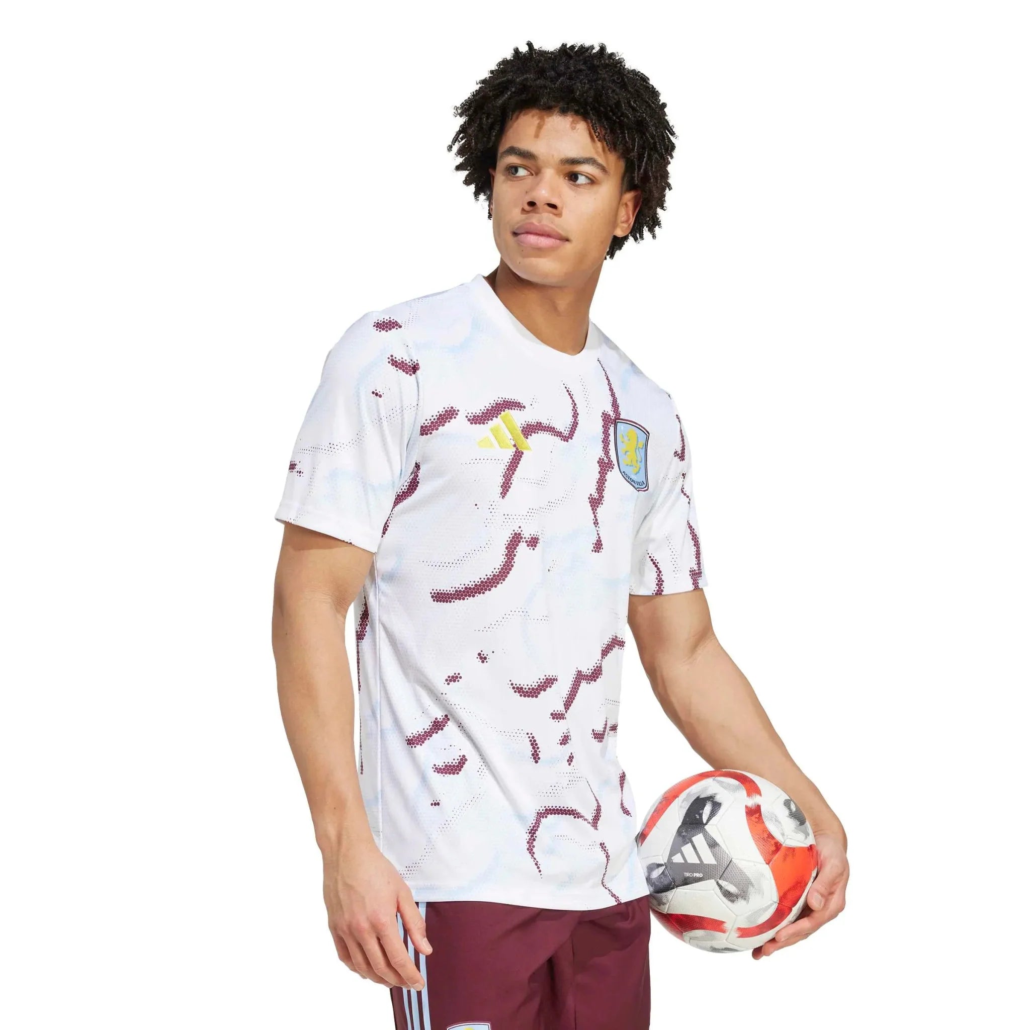 adidas 2025-26 Aston Villa Men's Pre-Match Soccer Jersey 4