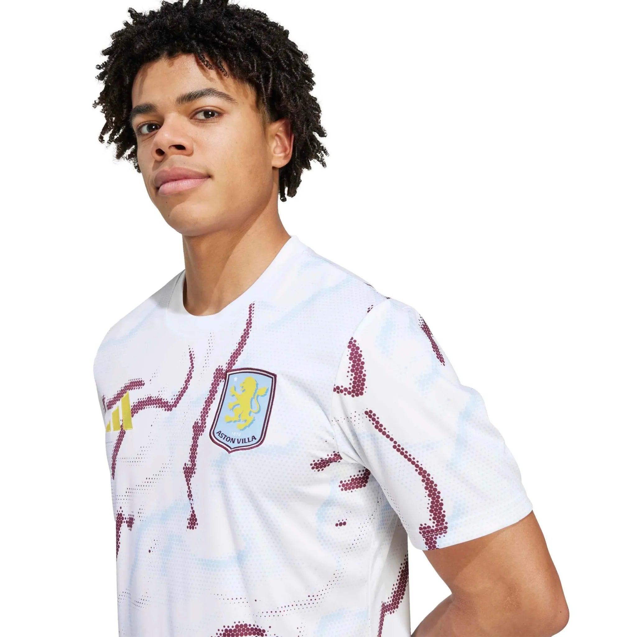 adidas 2025-26 Aston Villa Men's Pre-Match Soccer Jersey 6