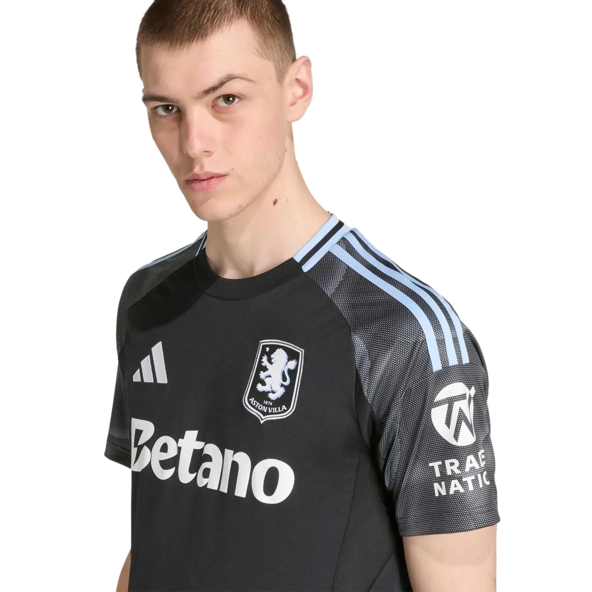 adidas 2025-26 Aston Villa Men's Stadium Away Soccer Jersey 5