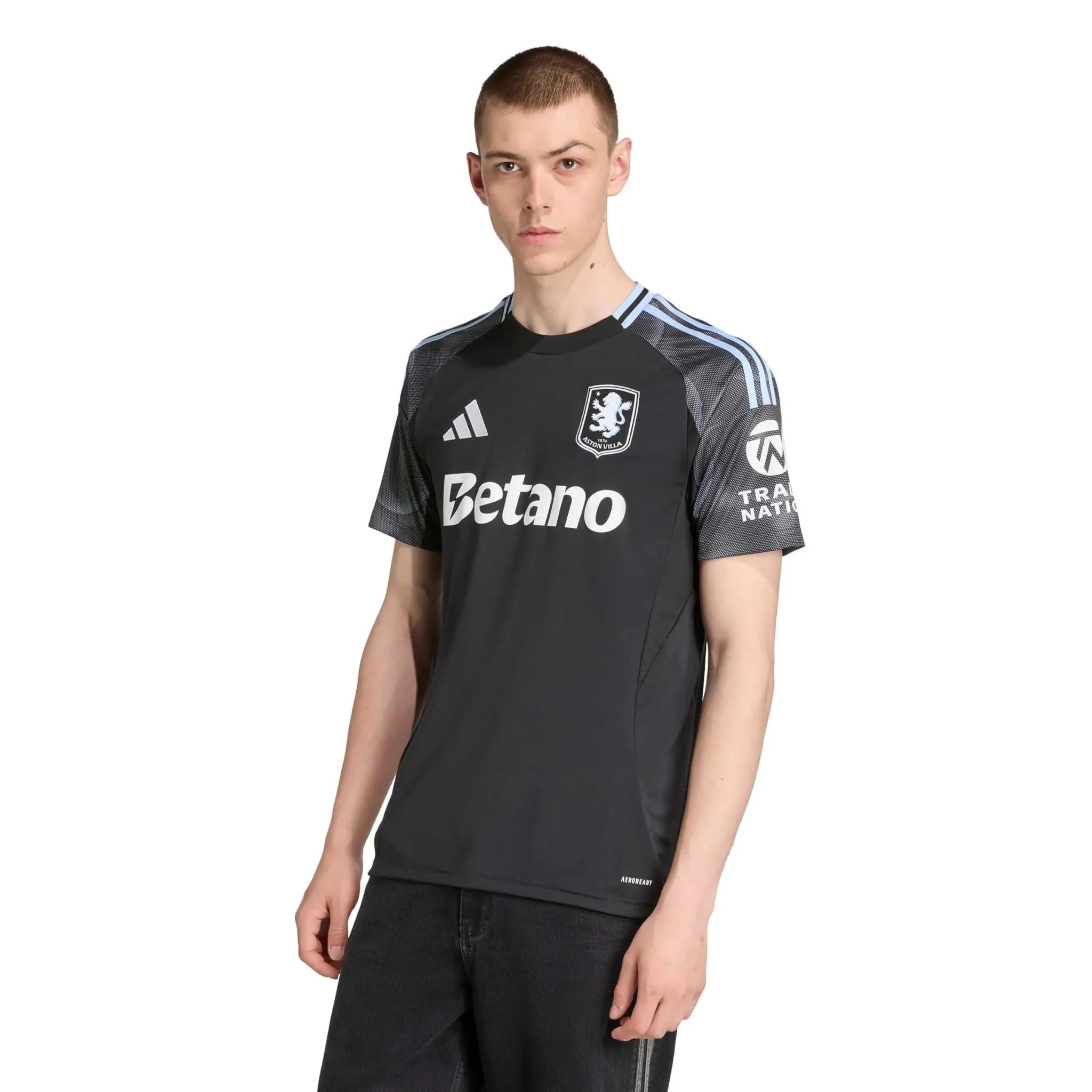 adidas 2025-26 Aston Villa Men's Stadium Away Soccer Jersey 3