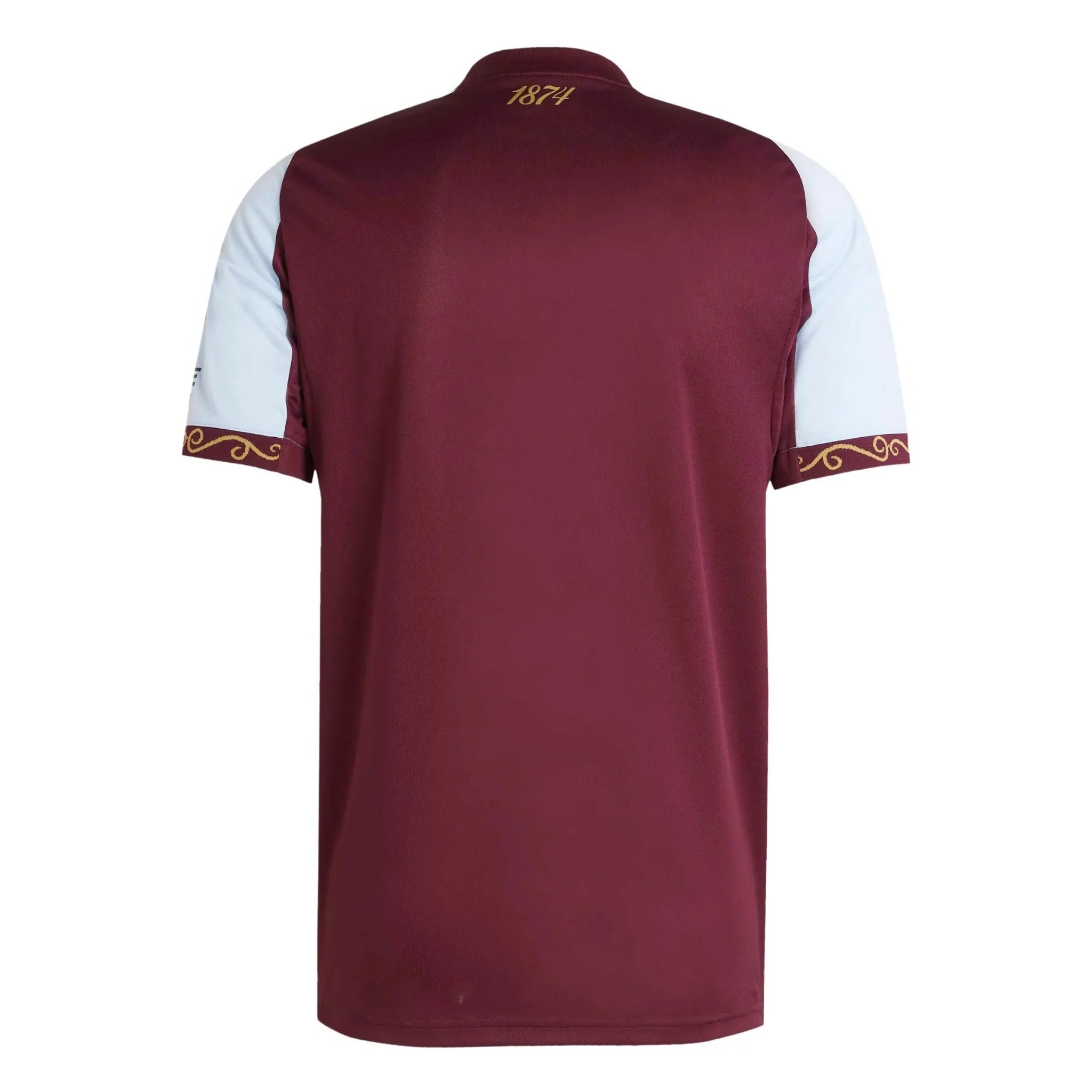 adidas 2025-26 Aston Villa Men's Stadium Home Soccer Jersey 2
