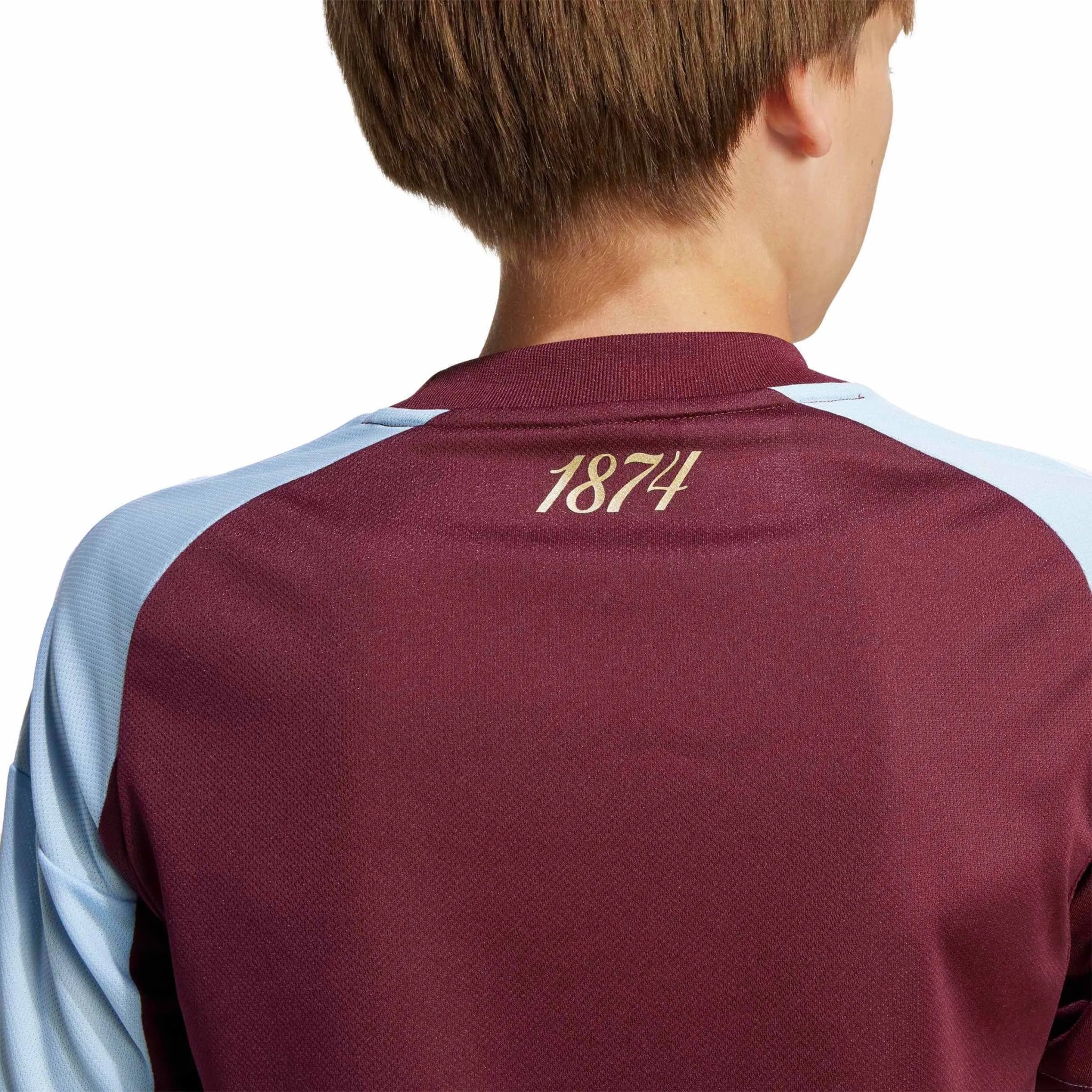 adidas 2025-26 Aston Villa Youth Stadium Home Soccer Jersey 6