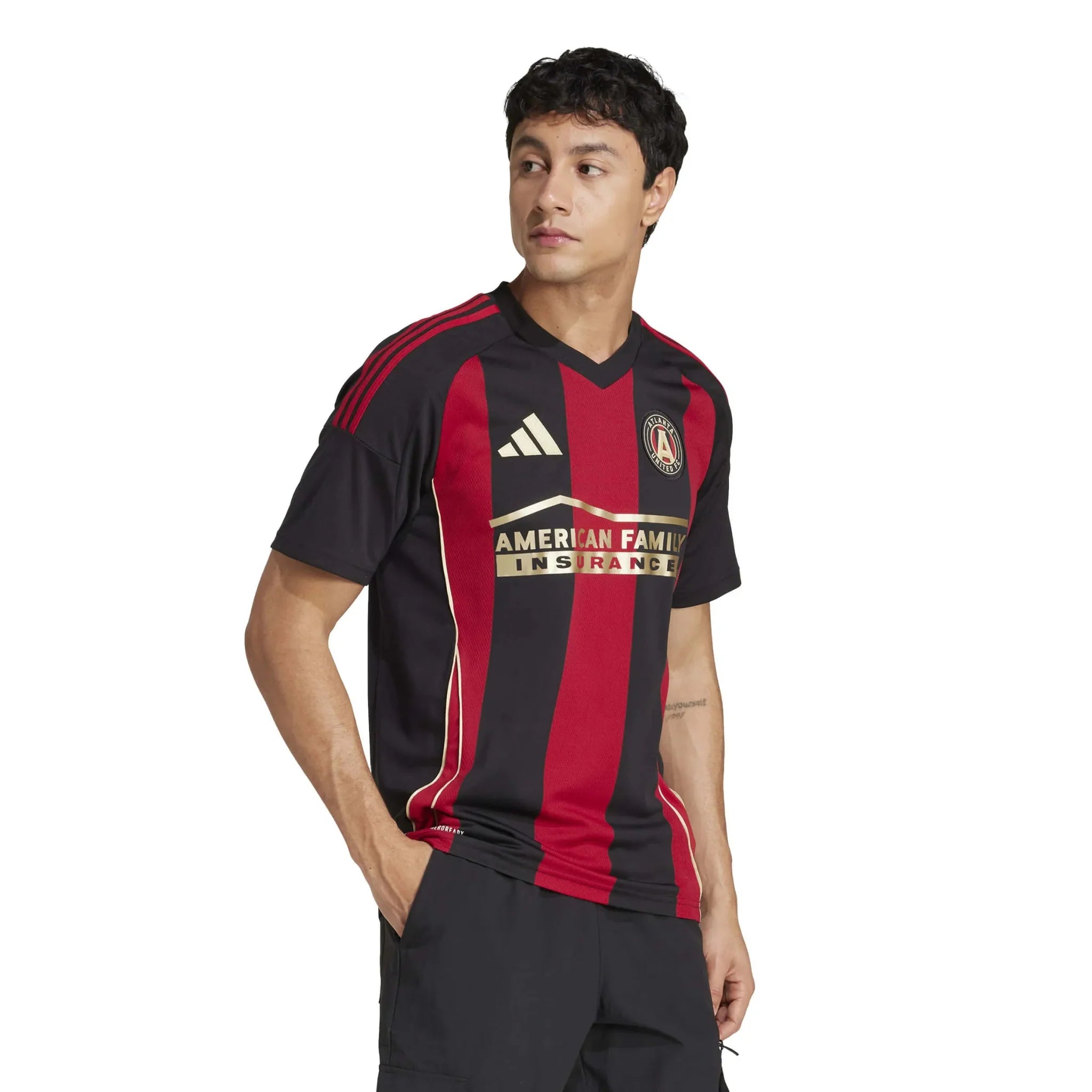adidas 2025-26 Atlanta United Men's Stadium Home Soccer Jersey 4
