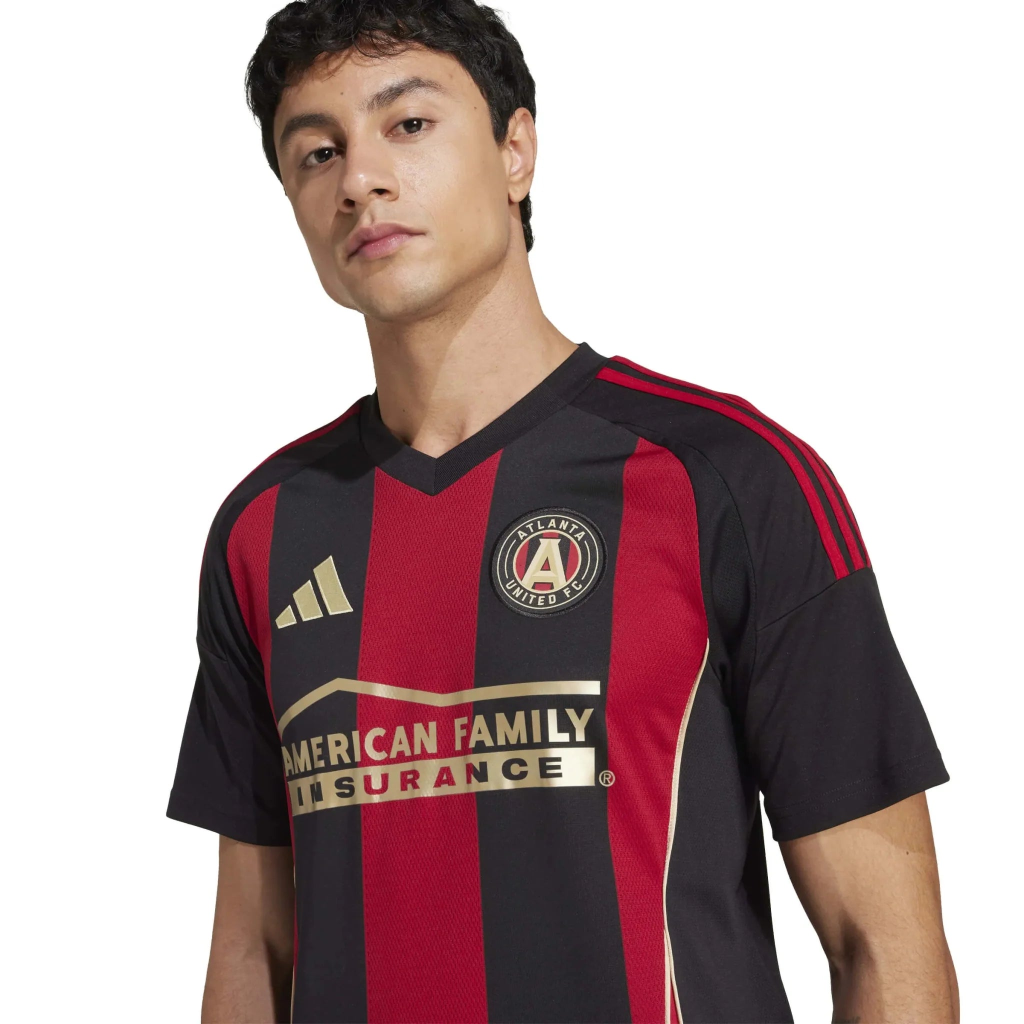 adidas 2025-26 Atlanta United Men's Stadium Home Soccer Jersey 6