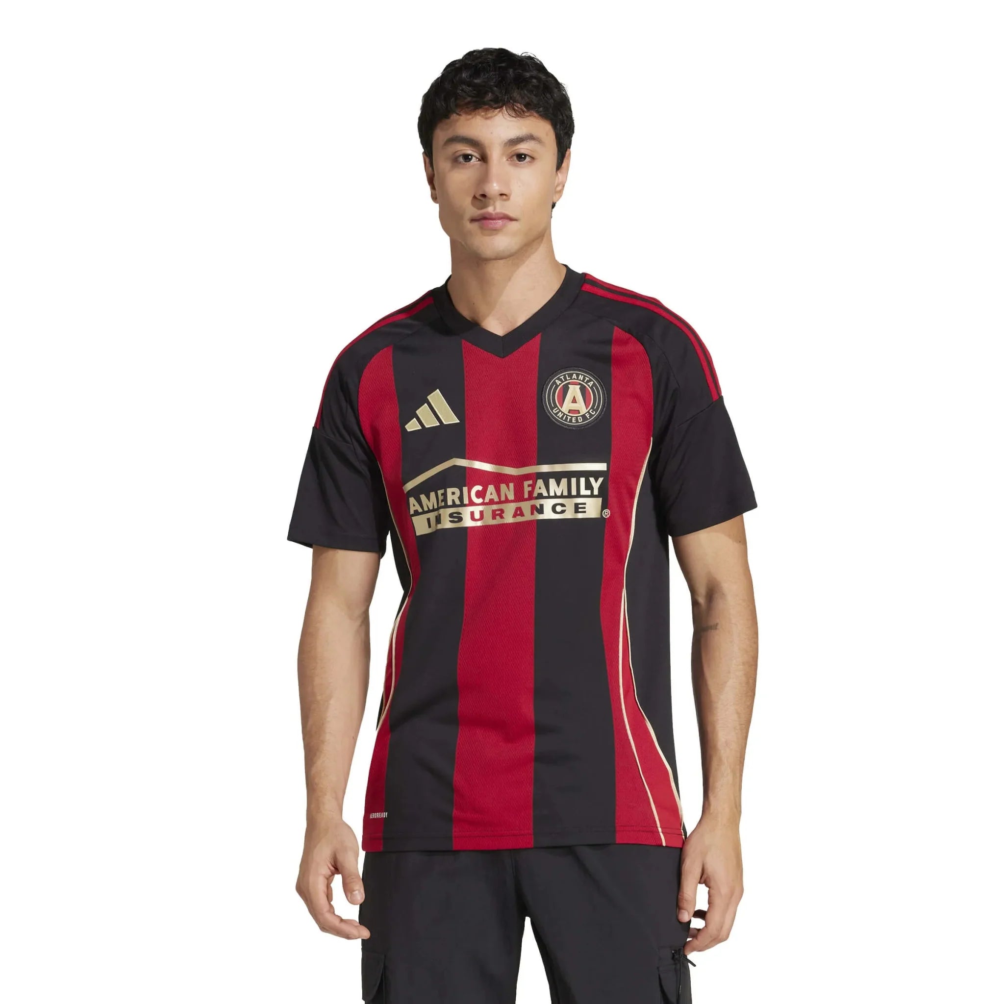 adidas 2025-26 Atlanta United Men's Stadium Home Soccer Jersey 3