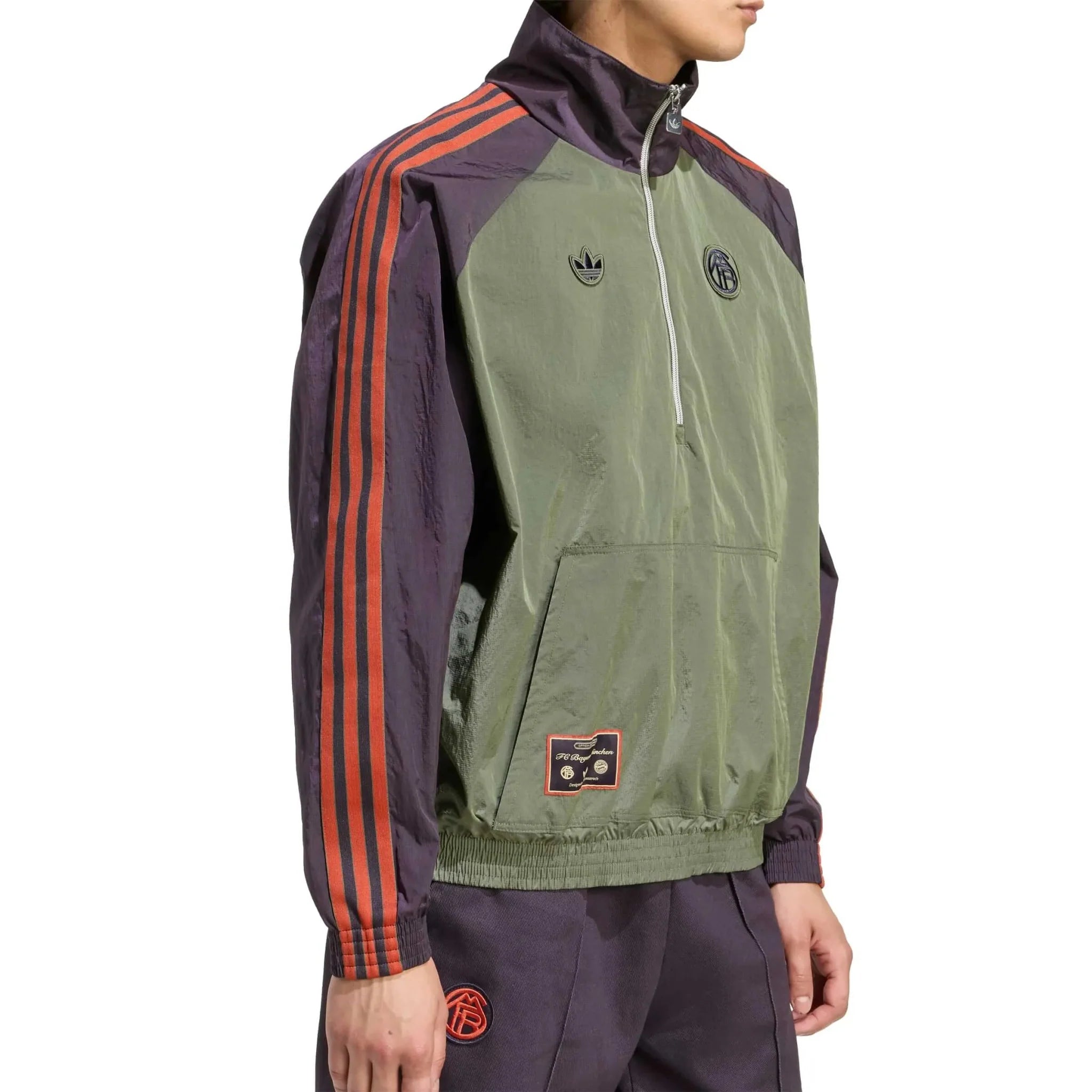 adidas 2025-26 Bayern Munich Men's Icon Half-Zip Jacket 5