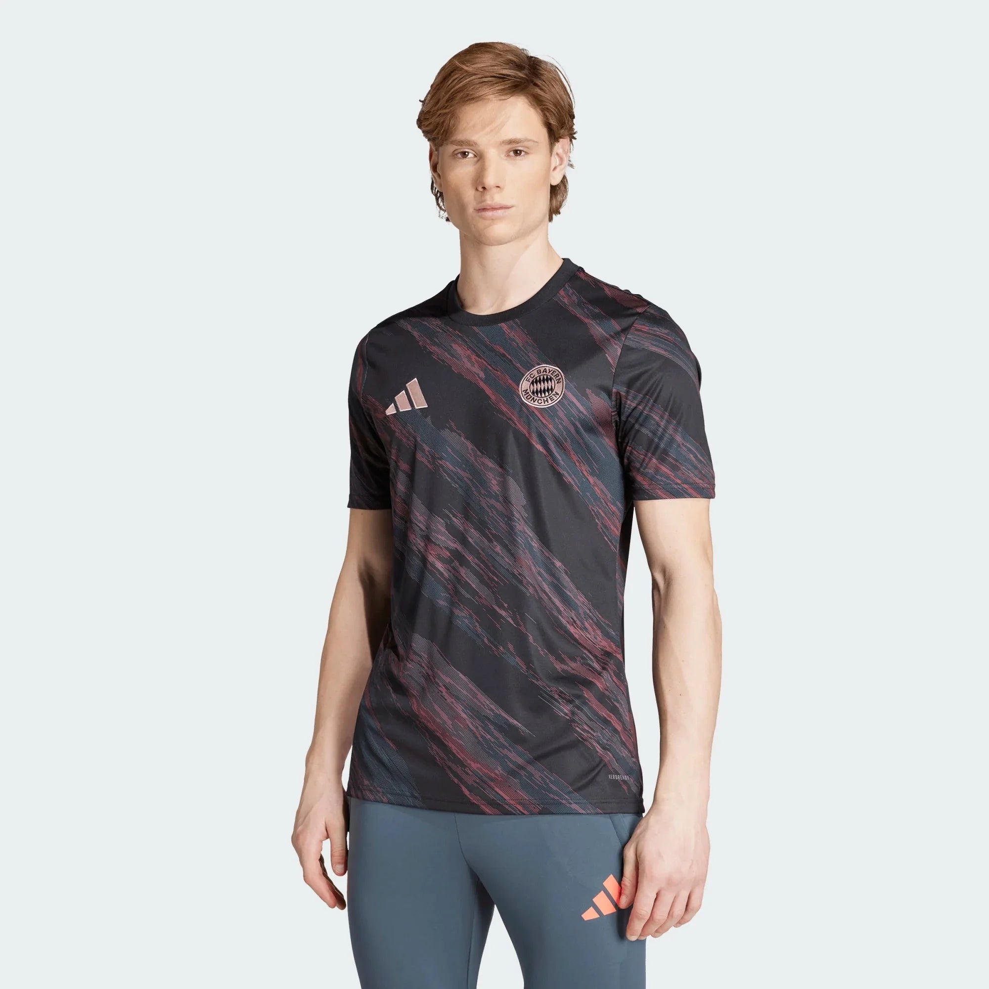 adidas 2025-26 Bayern Munich Men's Pre-Match Soccer Jersey 3