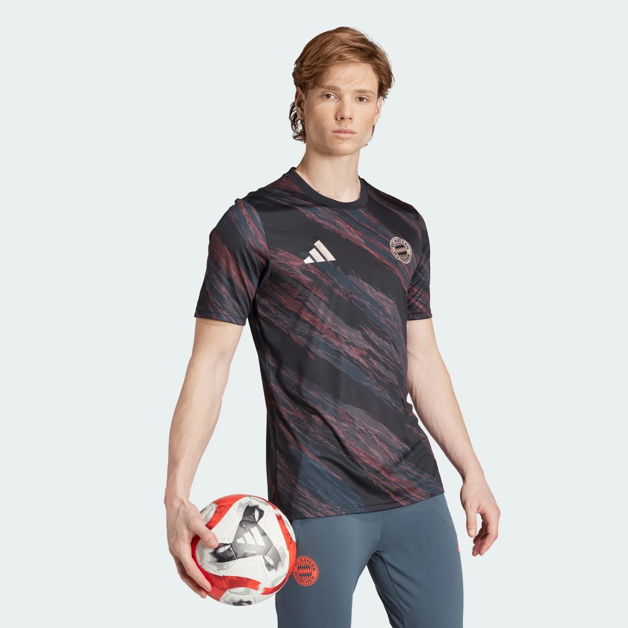 adidas 2025-26 Bayern Munich Men's Pre-Match Soccer Jersey 4