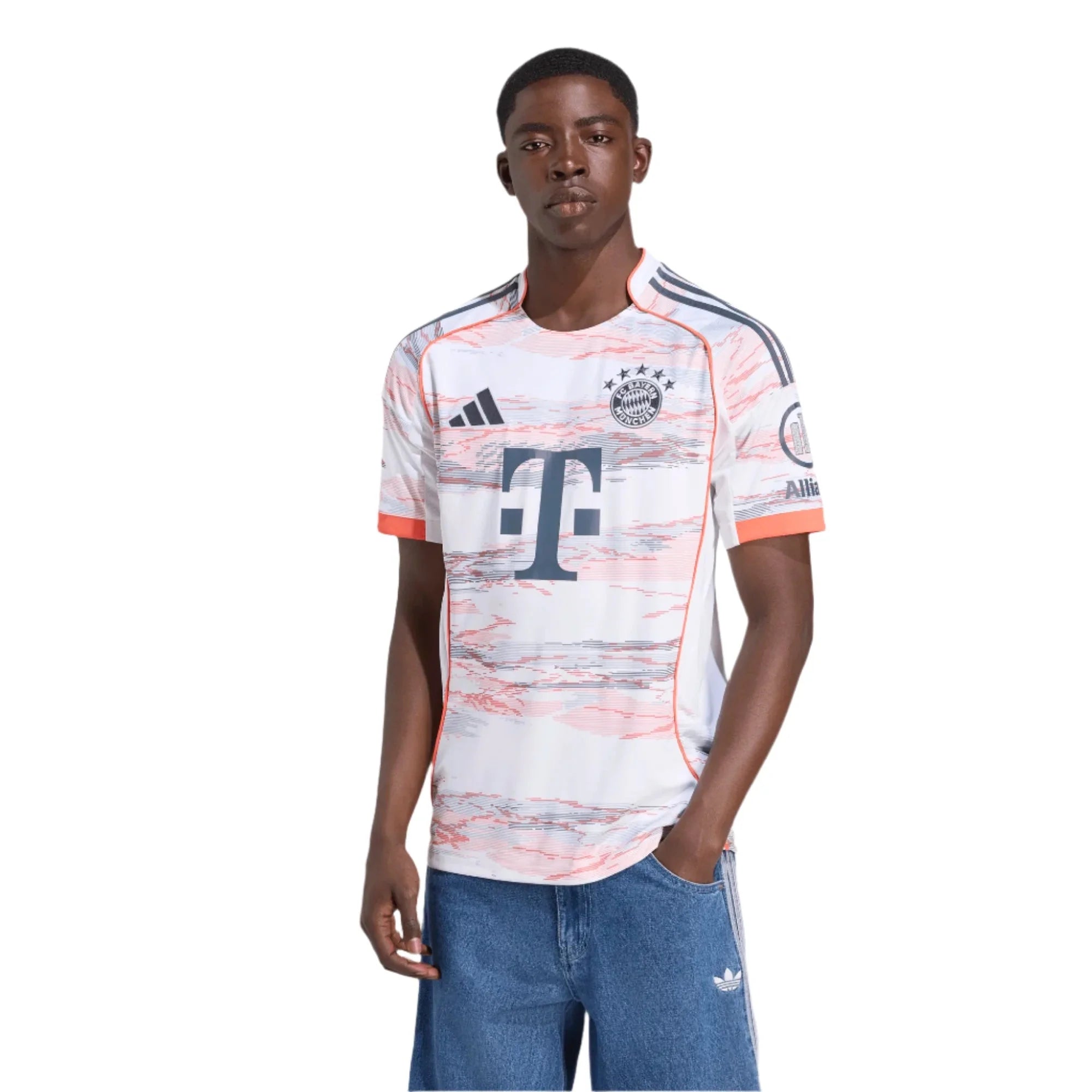 adidas 2025-26 Bayern Munich Men's Stadium Away Soccer Jersey 3