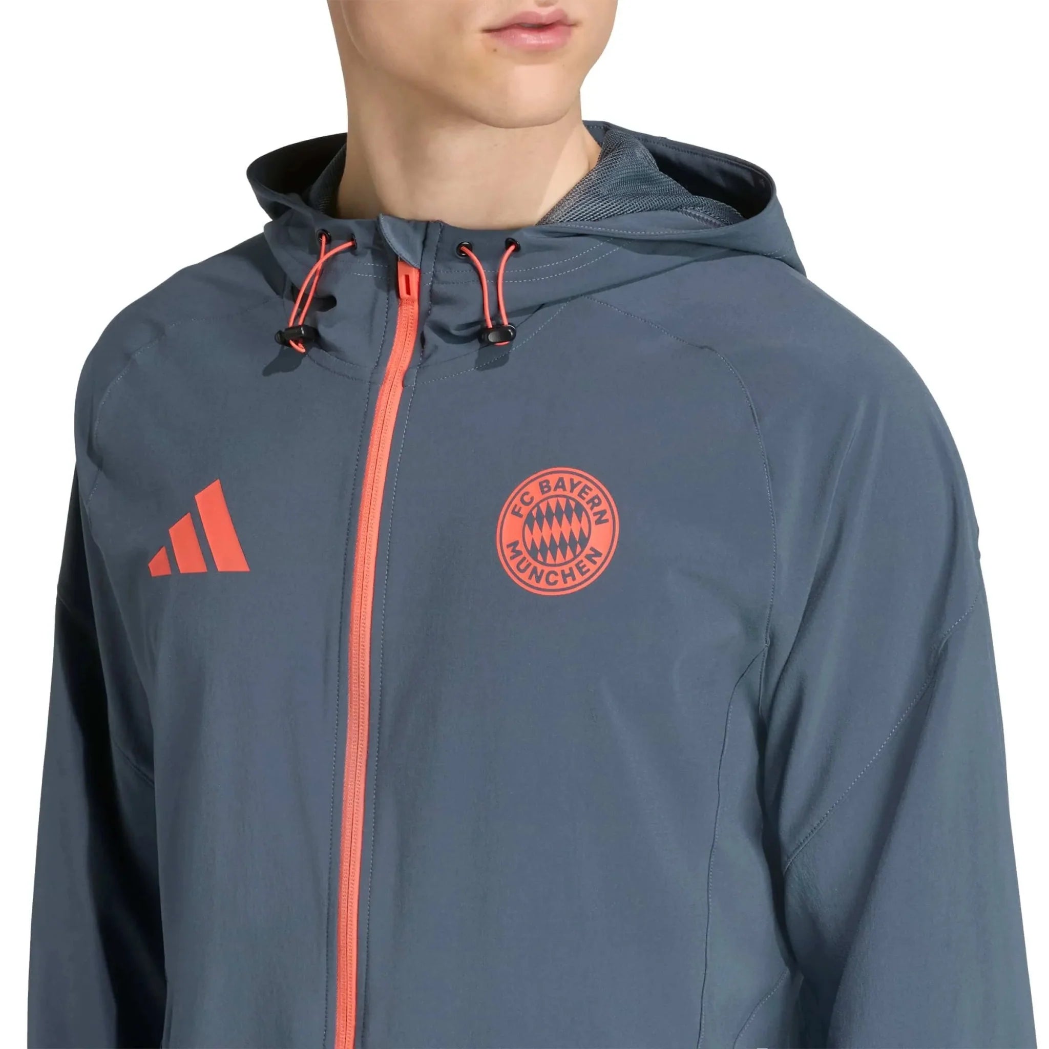 adidas 2025-26 Bayern Munich Men's Tiro 25 Competition Vis Tech Travel Jacket 5