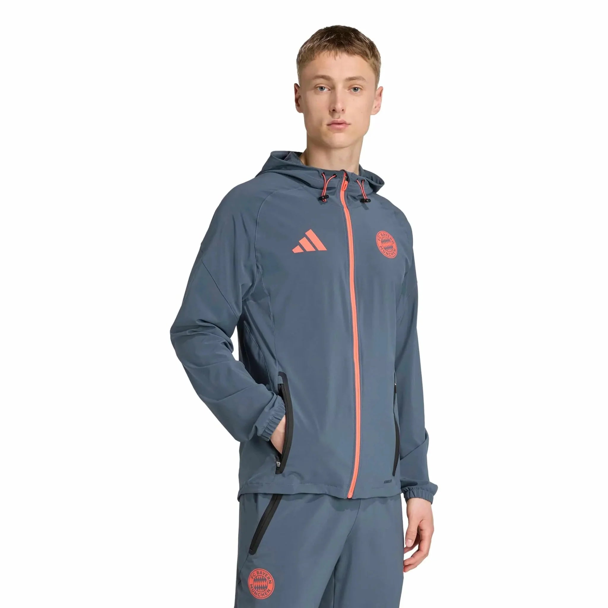 adidas 2025-26 Bayern Munich Men's Tiro 25 Competition Vis Tech Travel Jacket 3