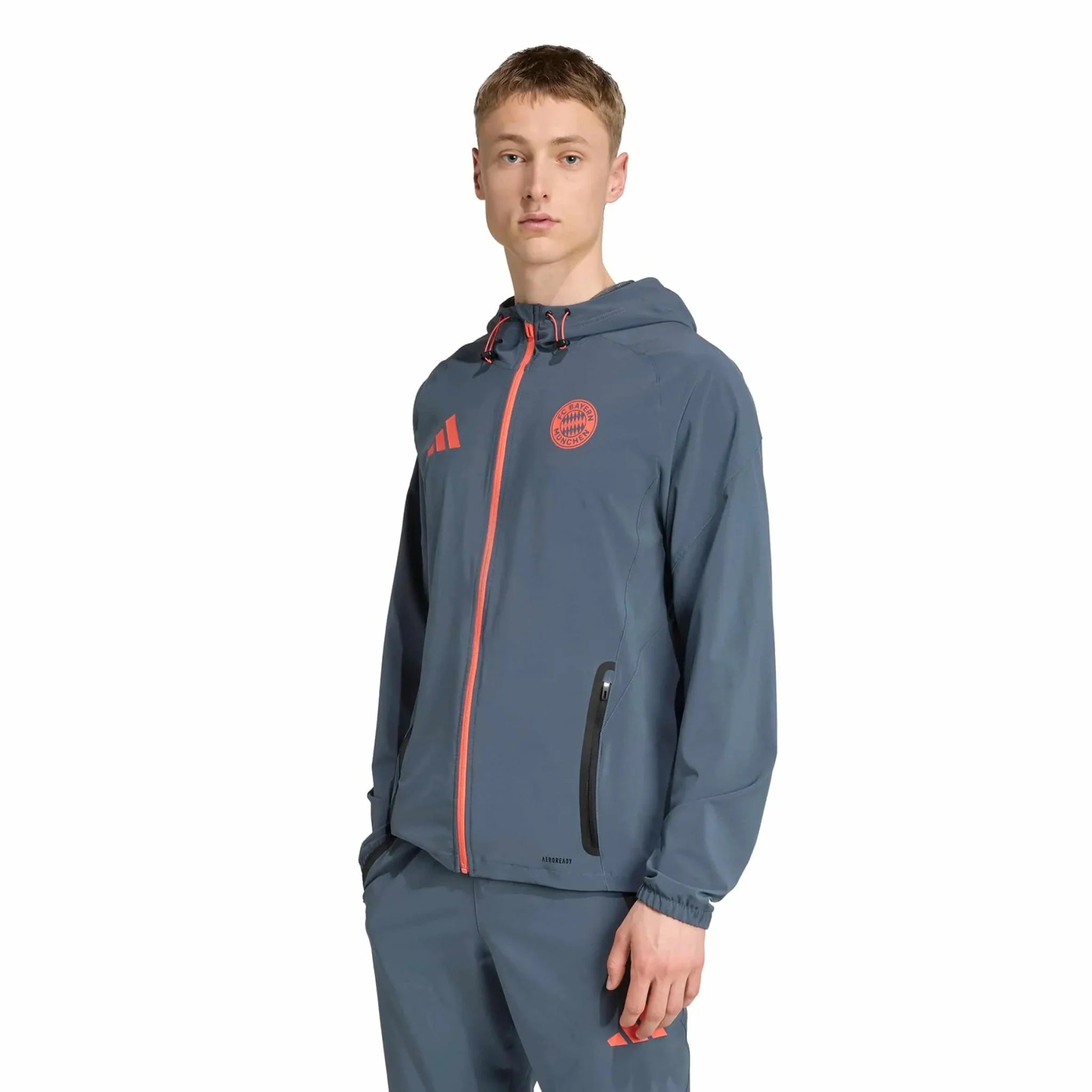 adidas 2025-26 Bayern Munich Men's Tiro 25 Competition Vis Tech Travel Jacket 2