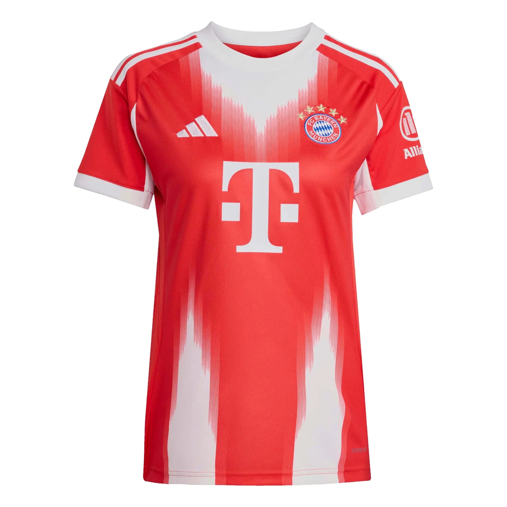 adidas 2025-26 Bayern Munich Women's Stadium Home Soccer Jersey 1