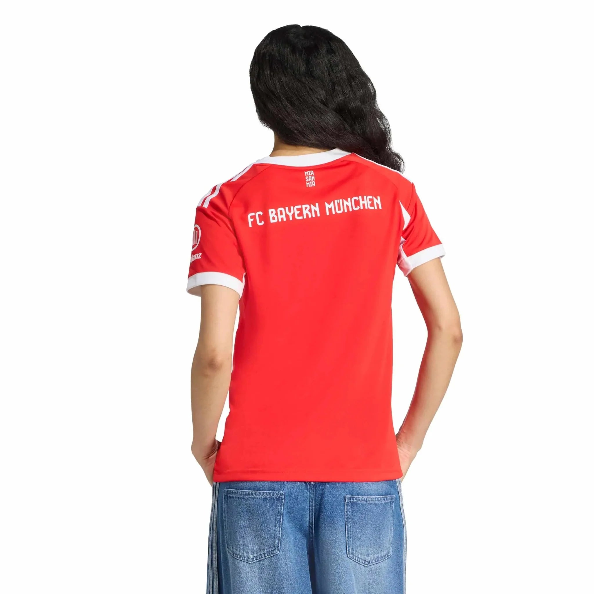adidas 2025-26 Bayern Munich Women's Stadium Home Soccer Jersey 4