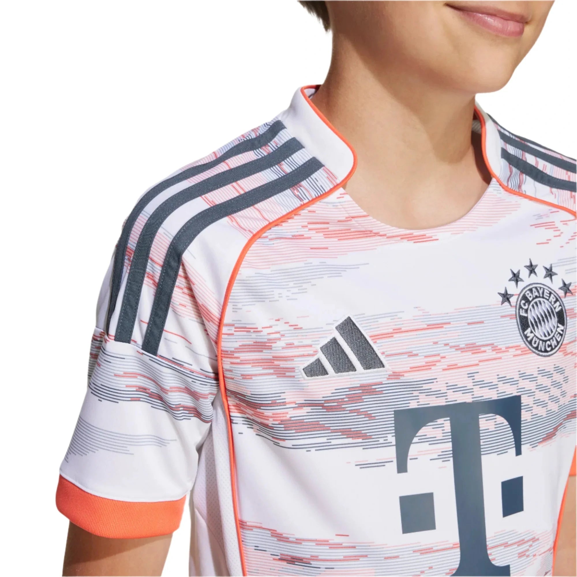 adidas 2025-26 Bayern Munich Youth Stadium Away Soccer Jersey 6