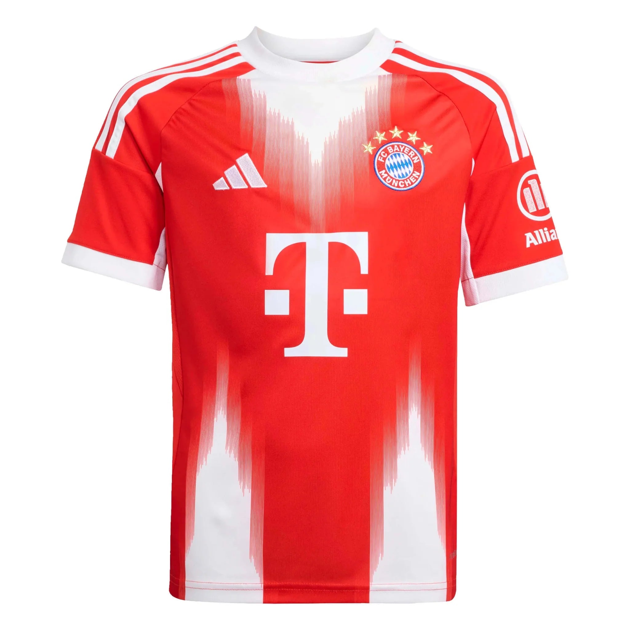 adidas 2025-26 Bayern Munich Youth Stadium Home Soccer Jersey 1