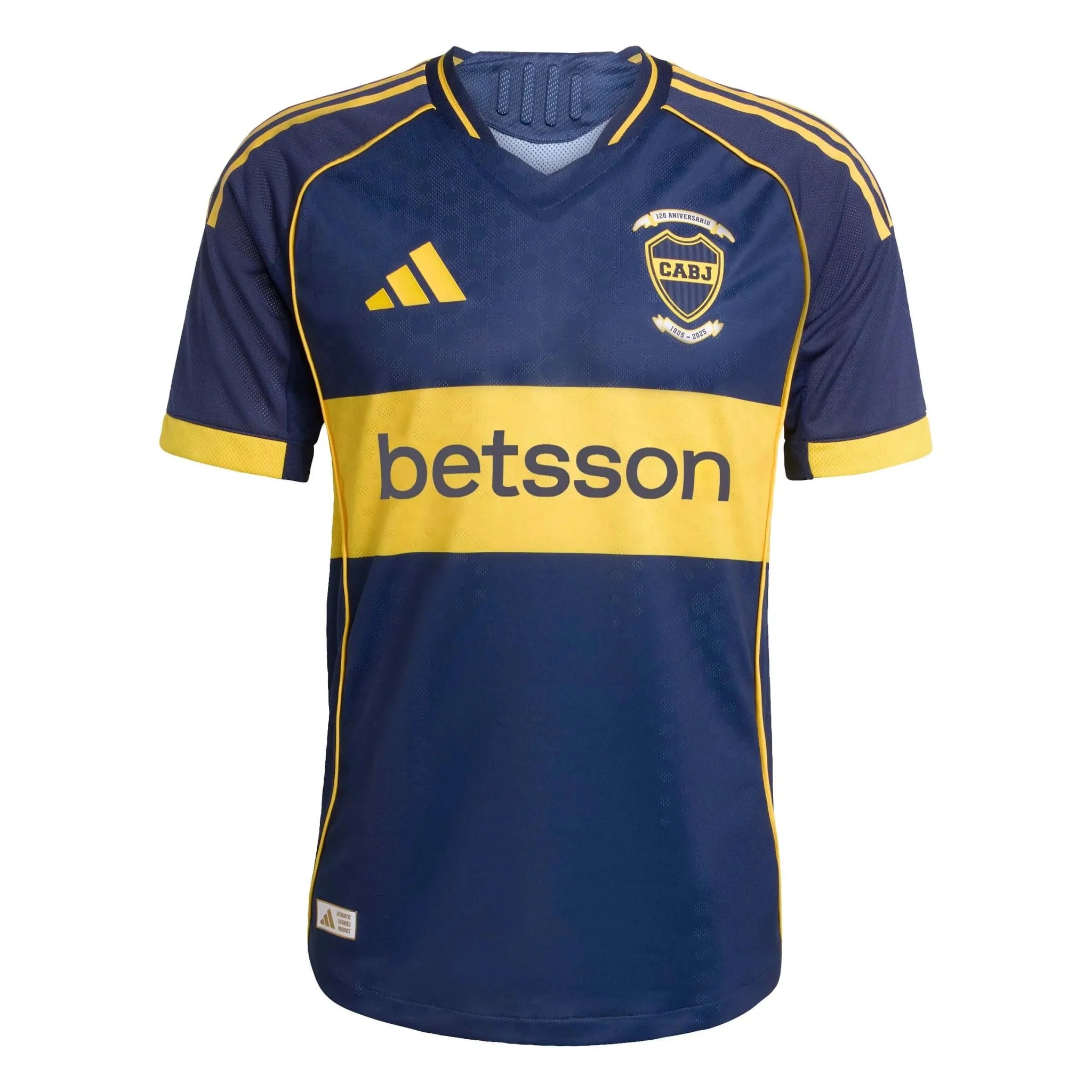 adidas 2025-26 Boca Juniors Men's Authentic Home Soccer Jersey 1