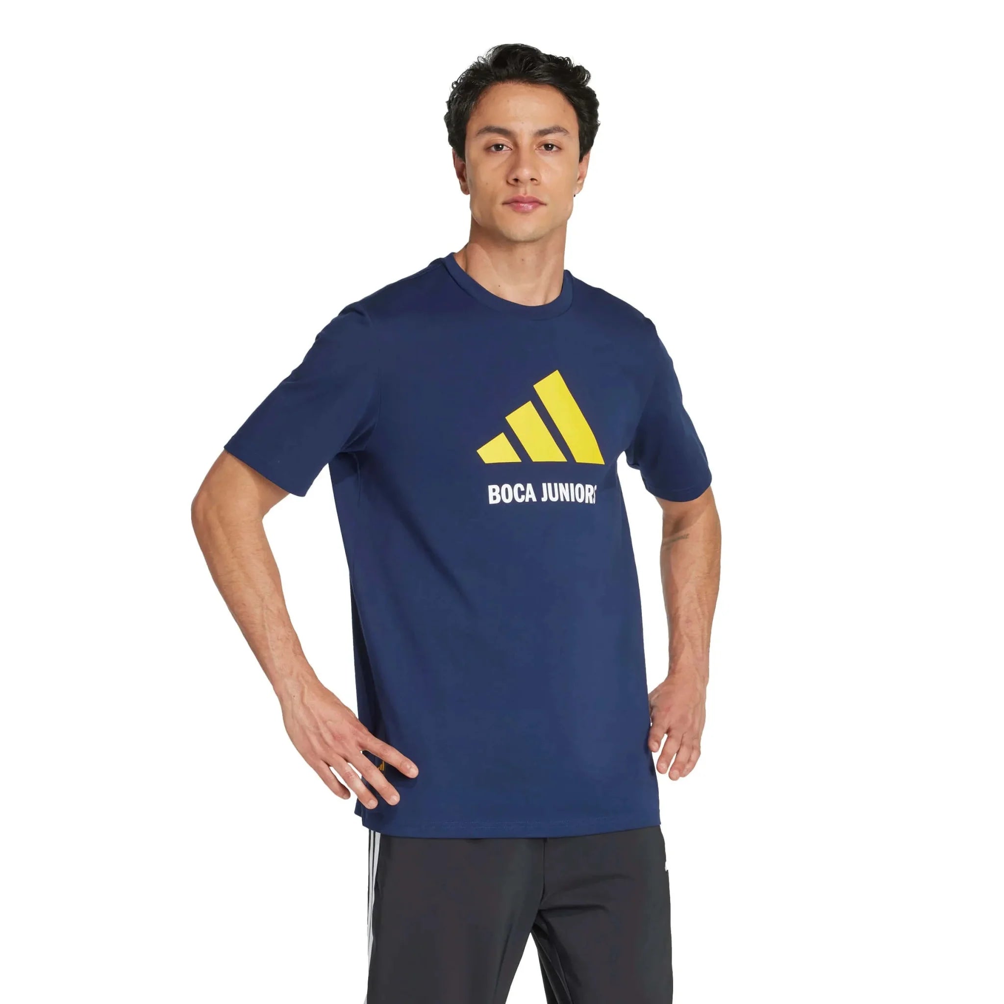 adidas 2025-26 Boca Juniors Men's Seasonal Graphic Tee 3
