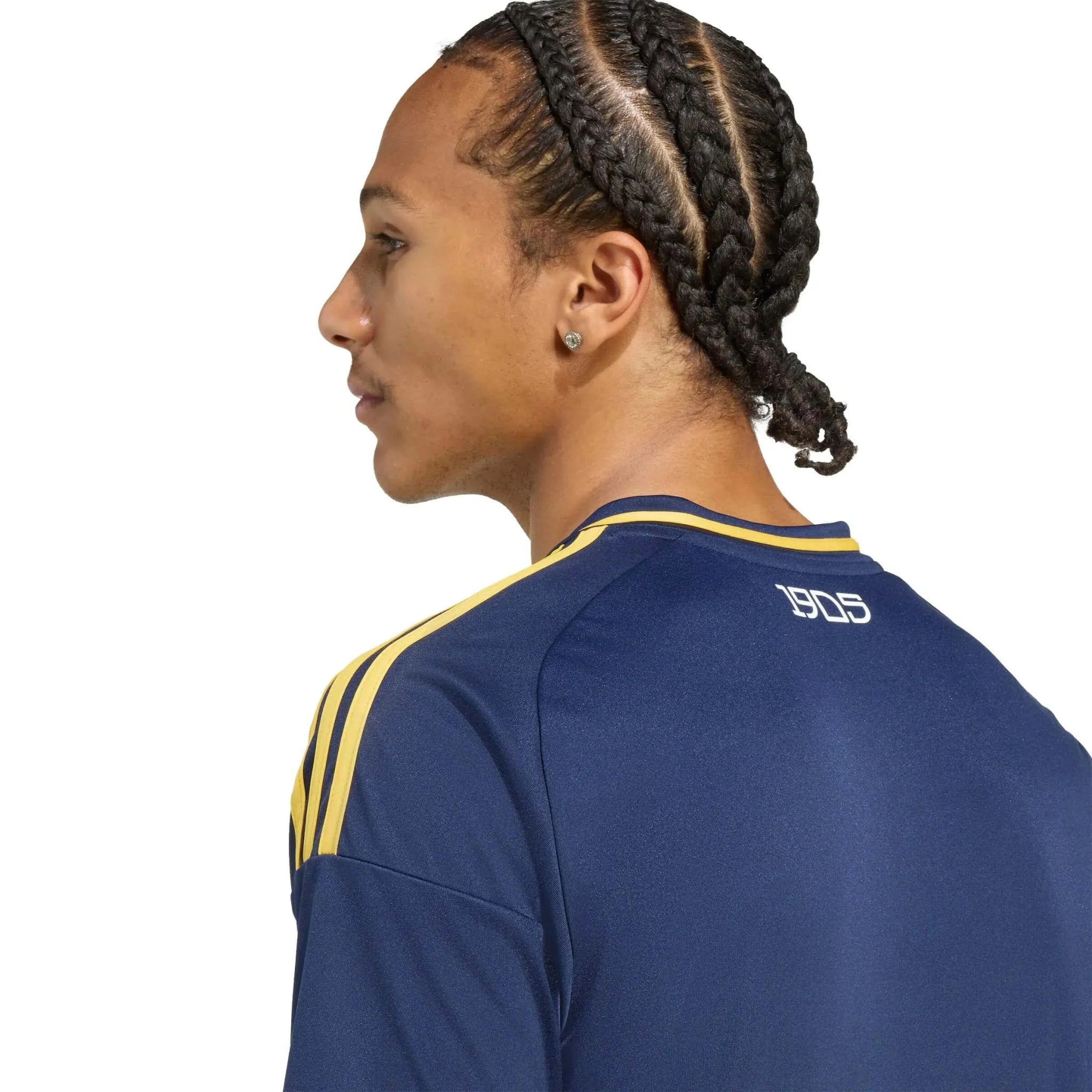adidas 2025-26 Boca Juniors Men's Stadium Home Soccer Jersey 6