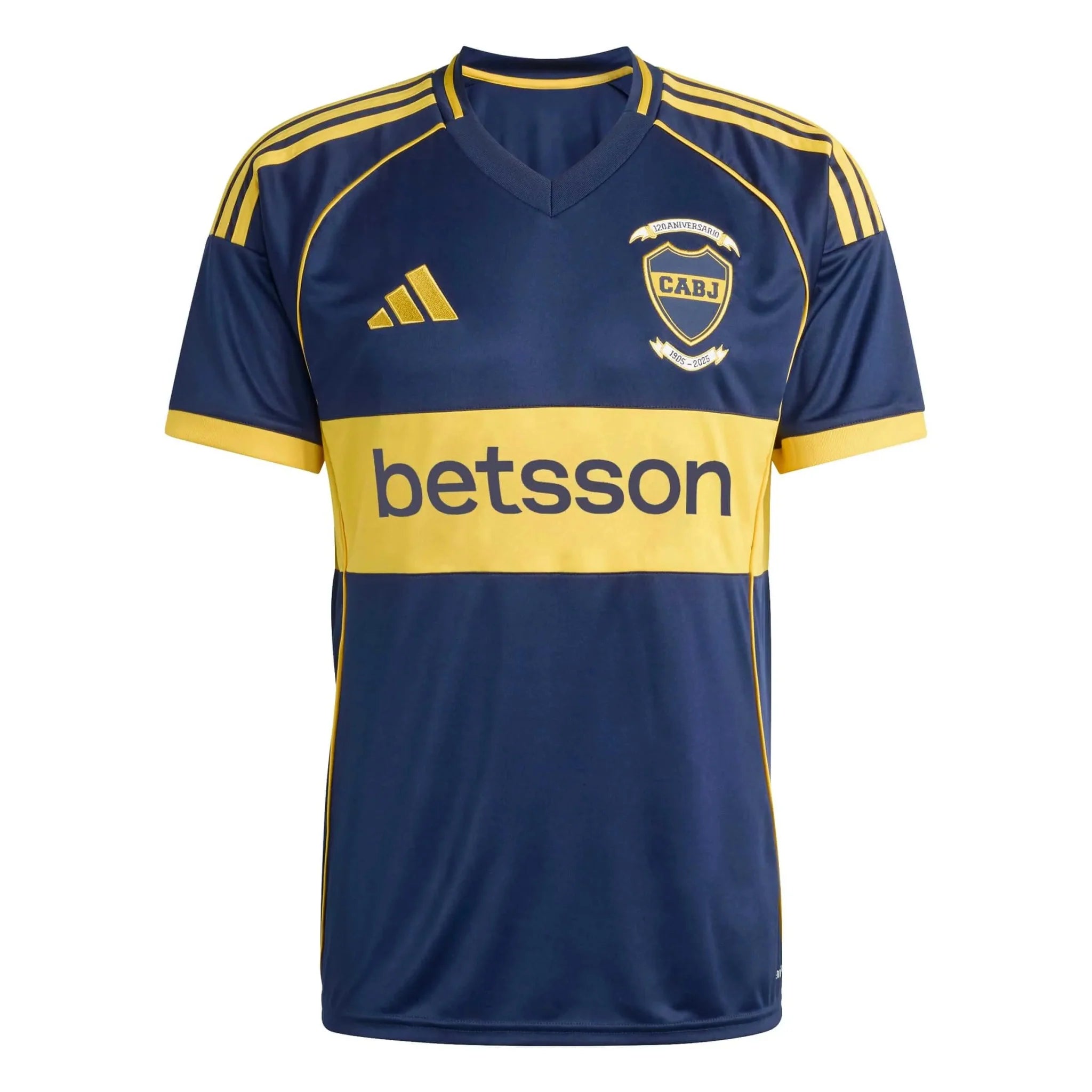 adidas 2025-26 Boca Juniors Men's Stadium Home Soccer Jersey 1