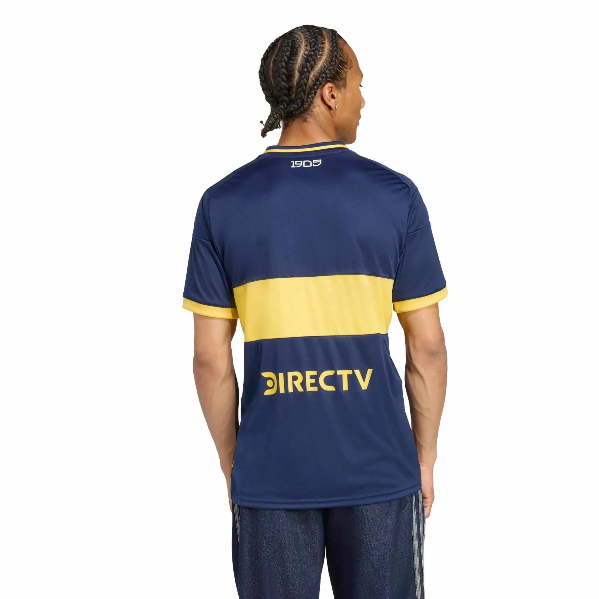 adidas 2025-26 Boca Juniors Men's Stadium Home Soccer Jersey 4