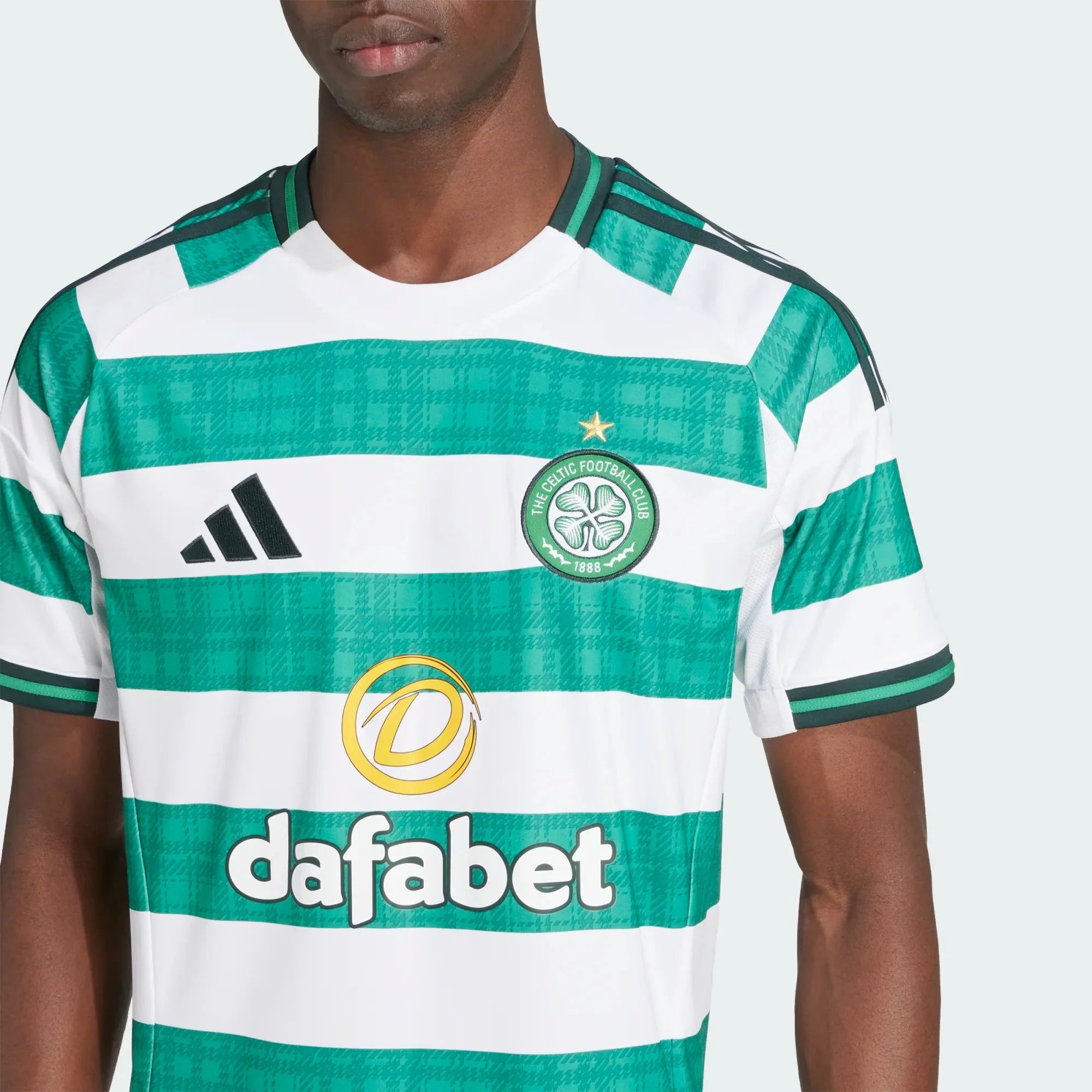 adidas 2025-26 Celtic Men's Stadium Home Soccer Jersey 6