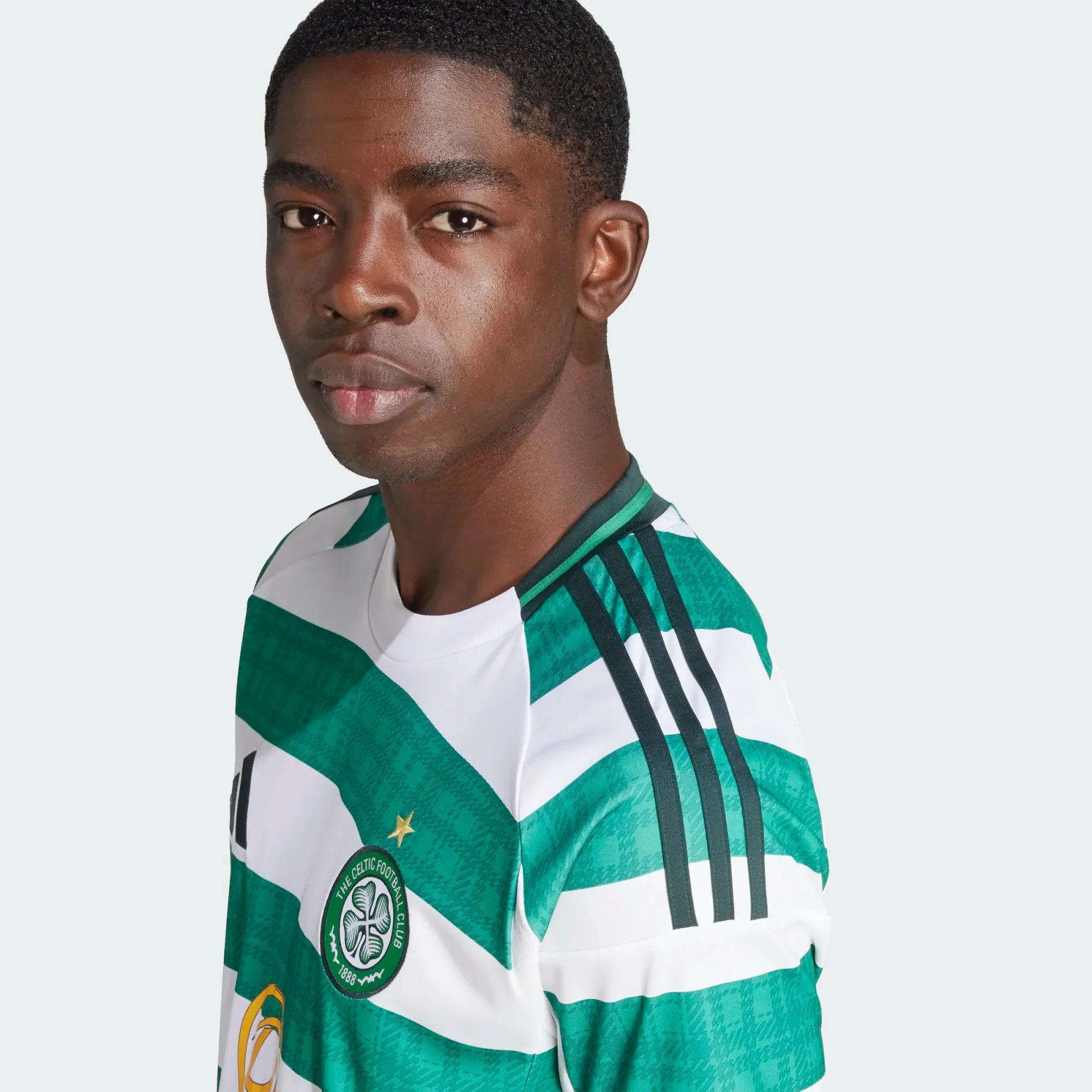 adidas 2025-26 Celtic Men's Stadium Home Soccer Jersey 5