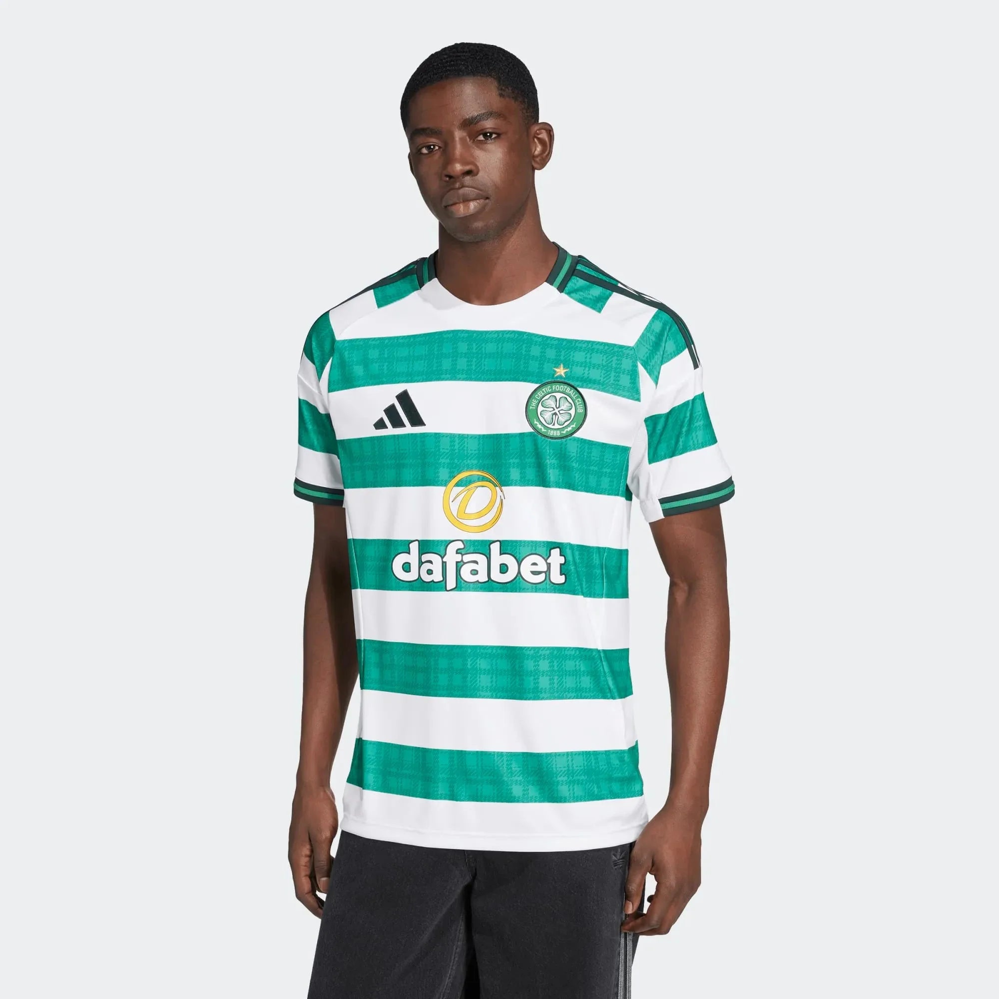 adidas 2025-26 Celtic Men's Stadium Home Soccer Jersey 3